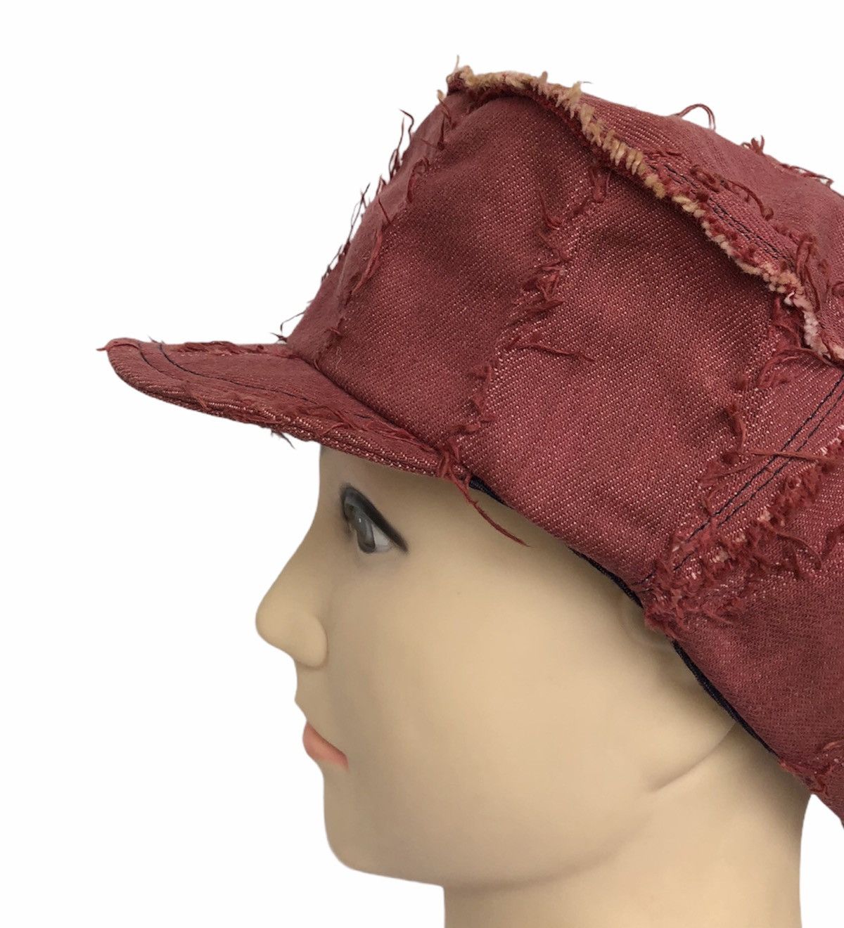 CA4LA 🔥CA4LA Blue Beet Patchwork Denim Jeans Cap Size ONE SIZE - 4 Thumbnail