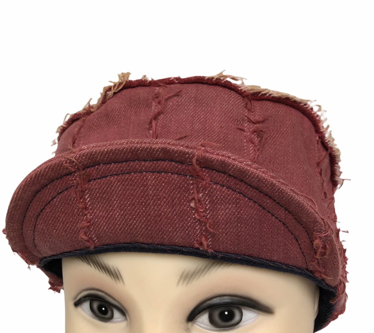 CA4LA 🔥CA4LA Blue Beet Patchwork Denim Jeans Cap Size ONE SIZE - 9 Thumbnail