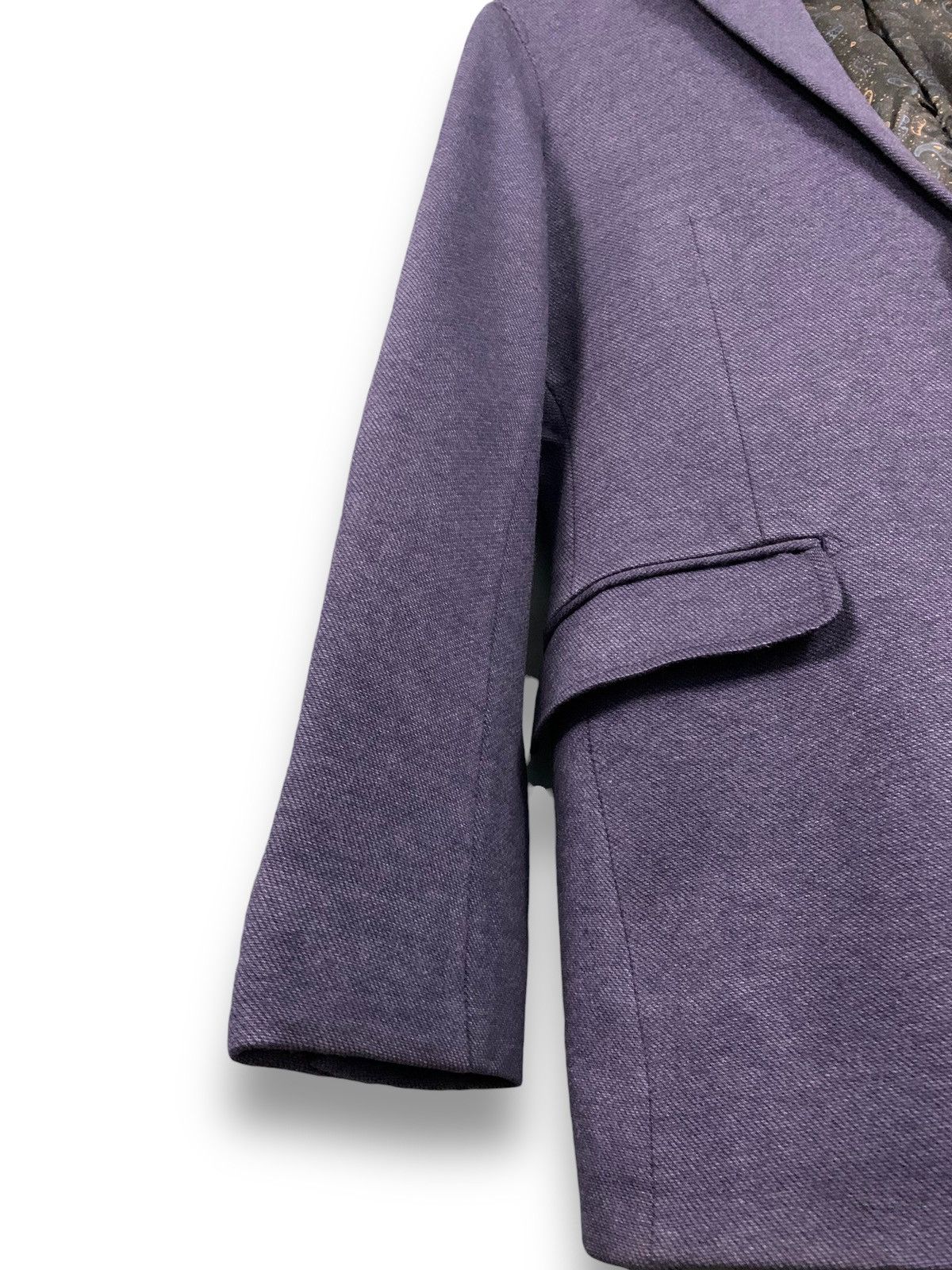 Boycott Japanese Brand Boycott Indigo Paisley Lined Blazer Jacket Size 40R - 11 Thumbnail