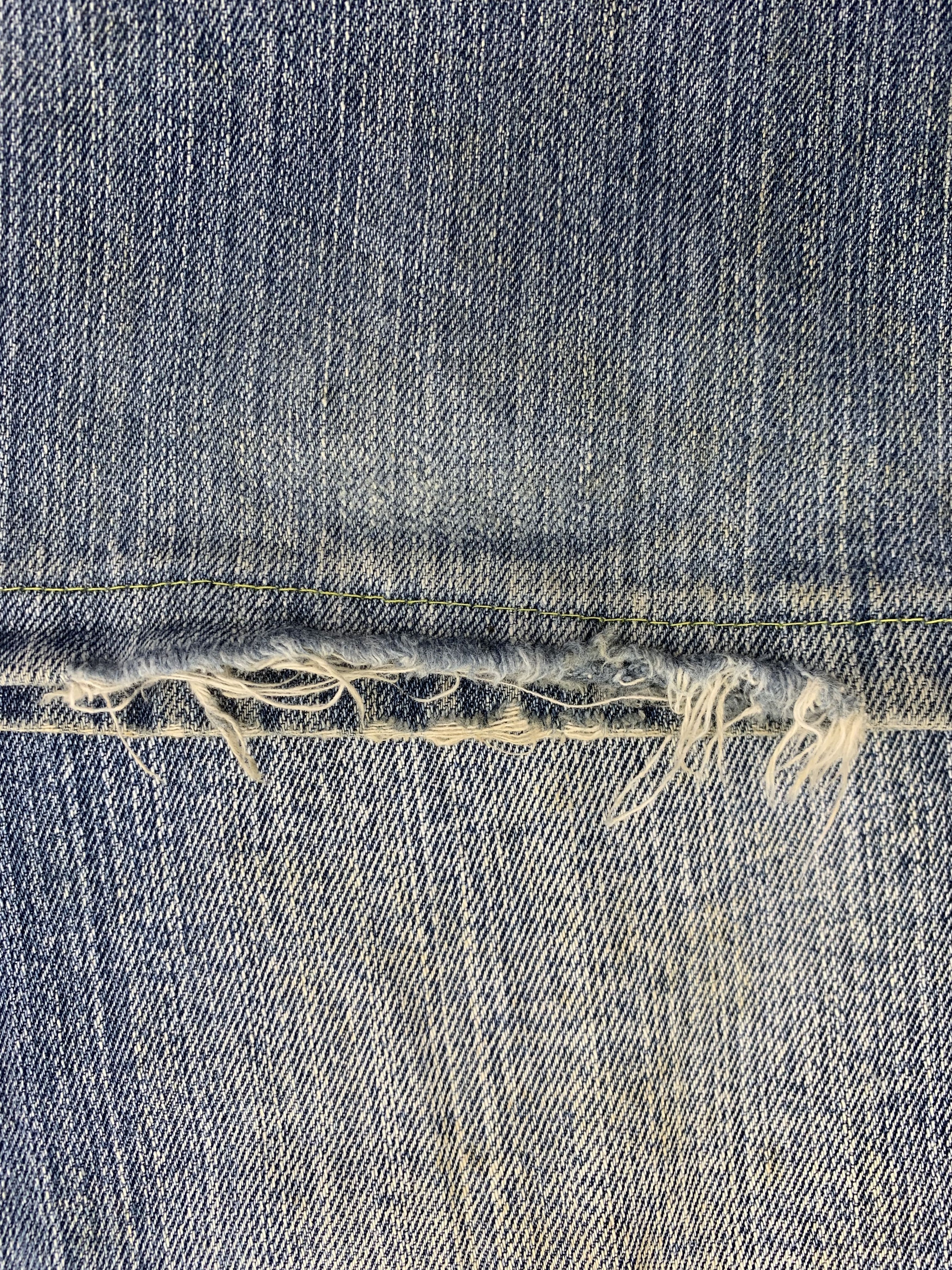 Japanese Brand Japanese Brand Embroidered Denim 39x27 Distressed Dirty Size US 39 - 10 Thumbnail