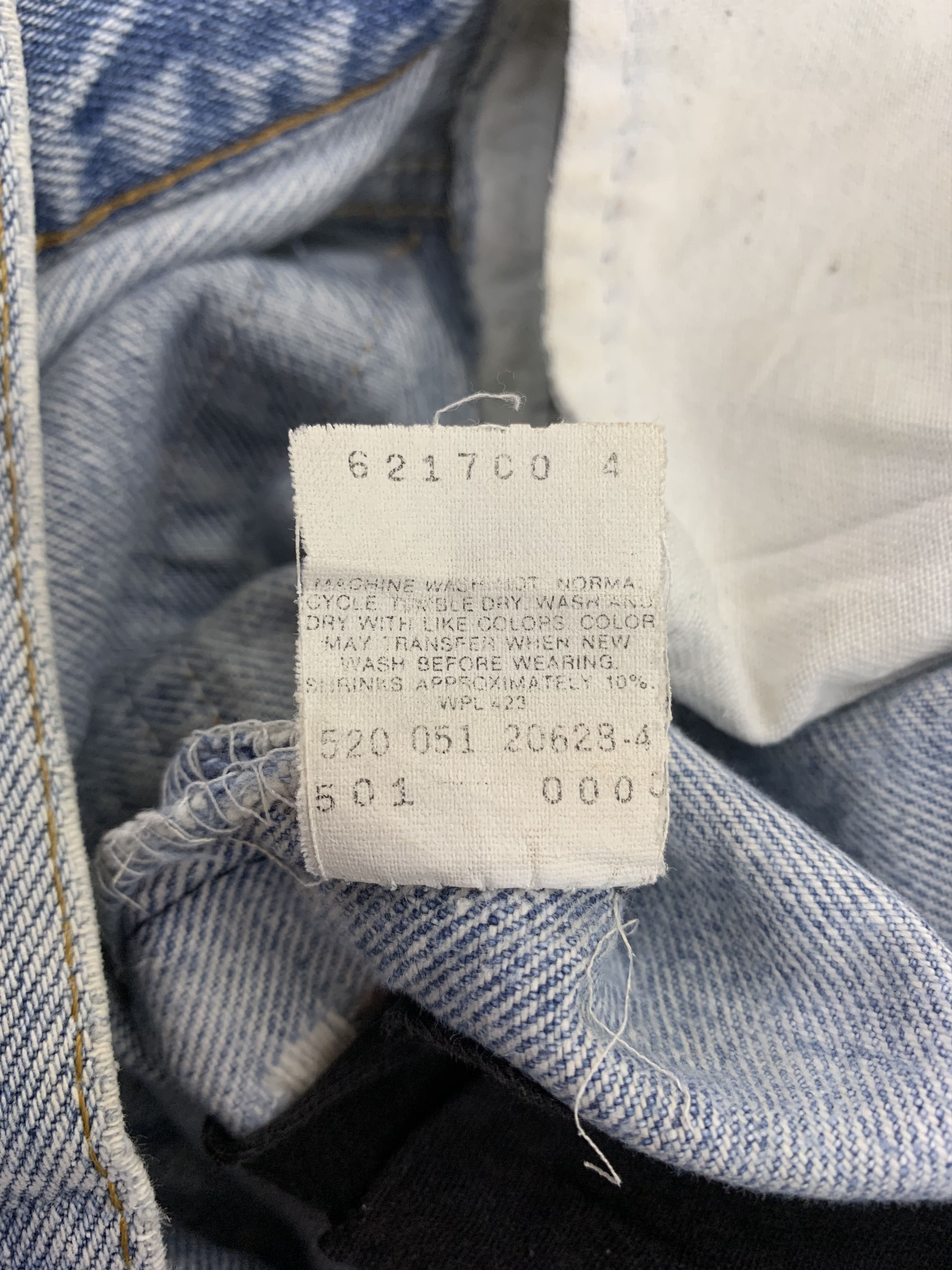 Levi's Vintage Levi's 501xx Denim 29x31.5 Distressed Faded Dirty Size US 29 - 8 Thumbnail