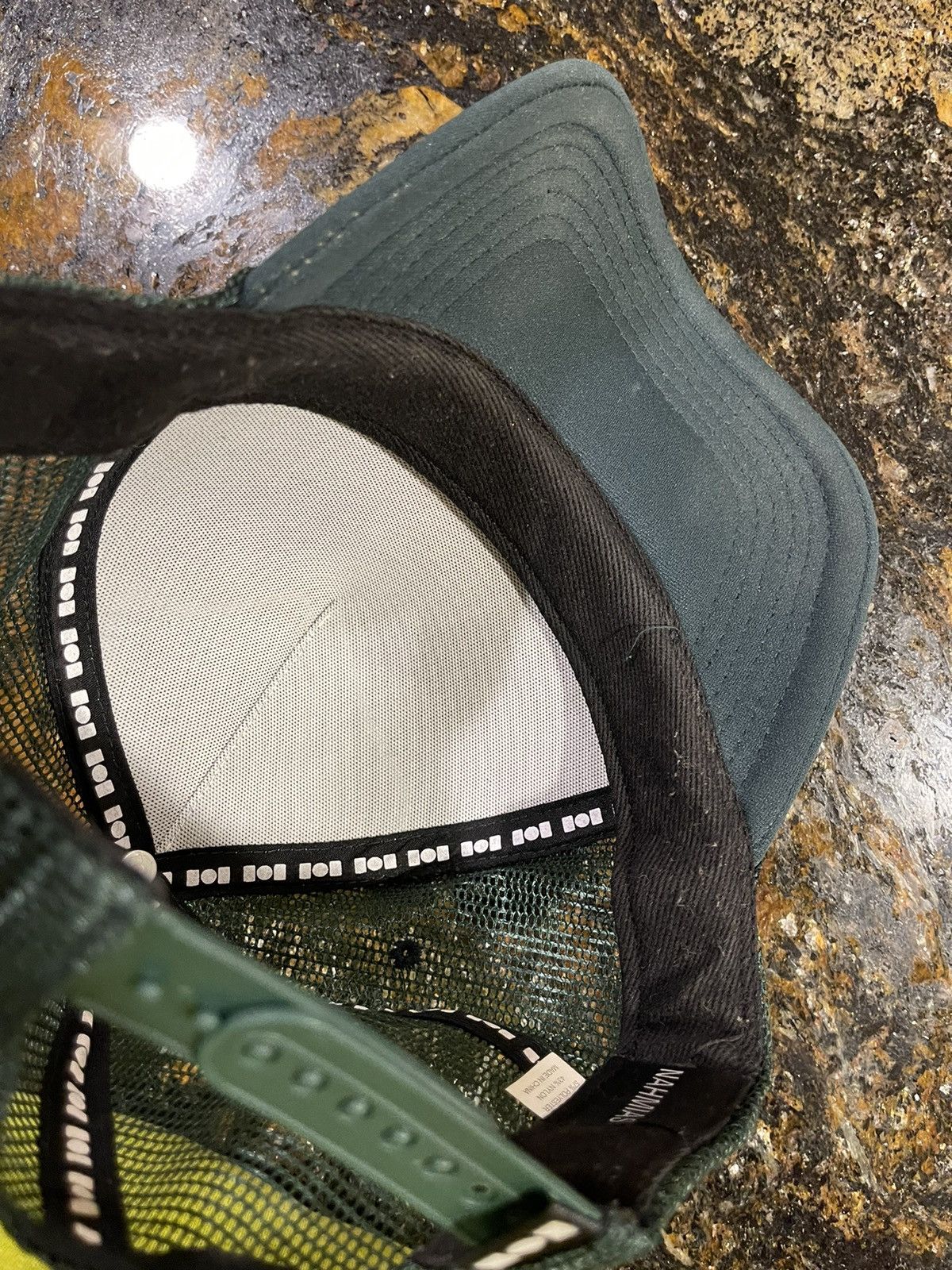 Nahmias Nahmias Miller “The Miracle Way” Foam Green Trucker Hat Size ONE SIZE - 8 Thumbnail