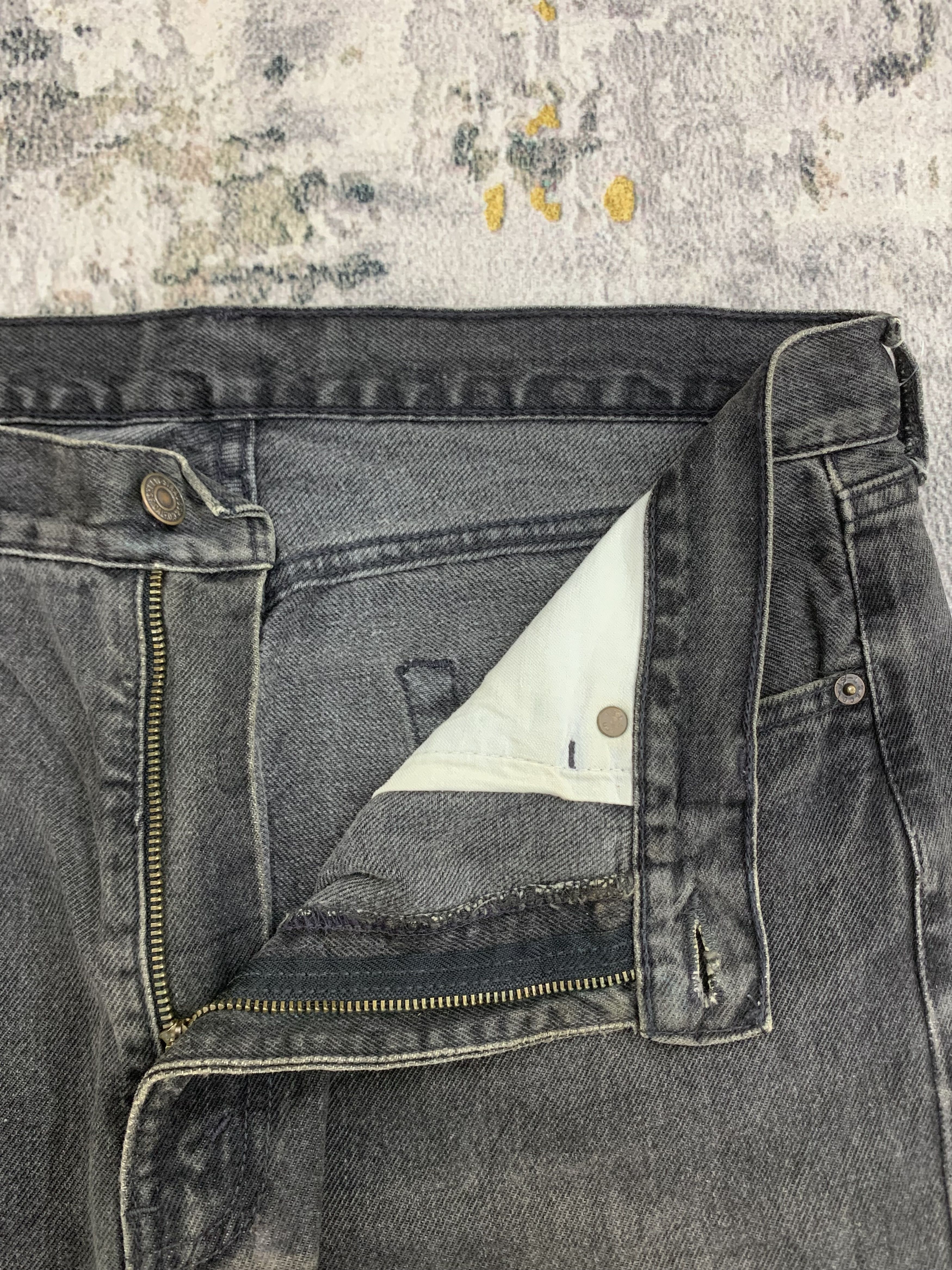 Levi's Vintage Levi's 512 Denim 33x26 Ripped Size US 33 - 3 Thumbnail