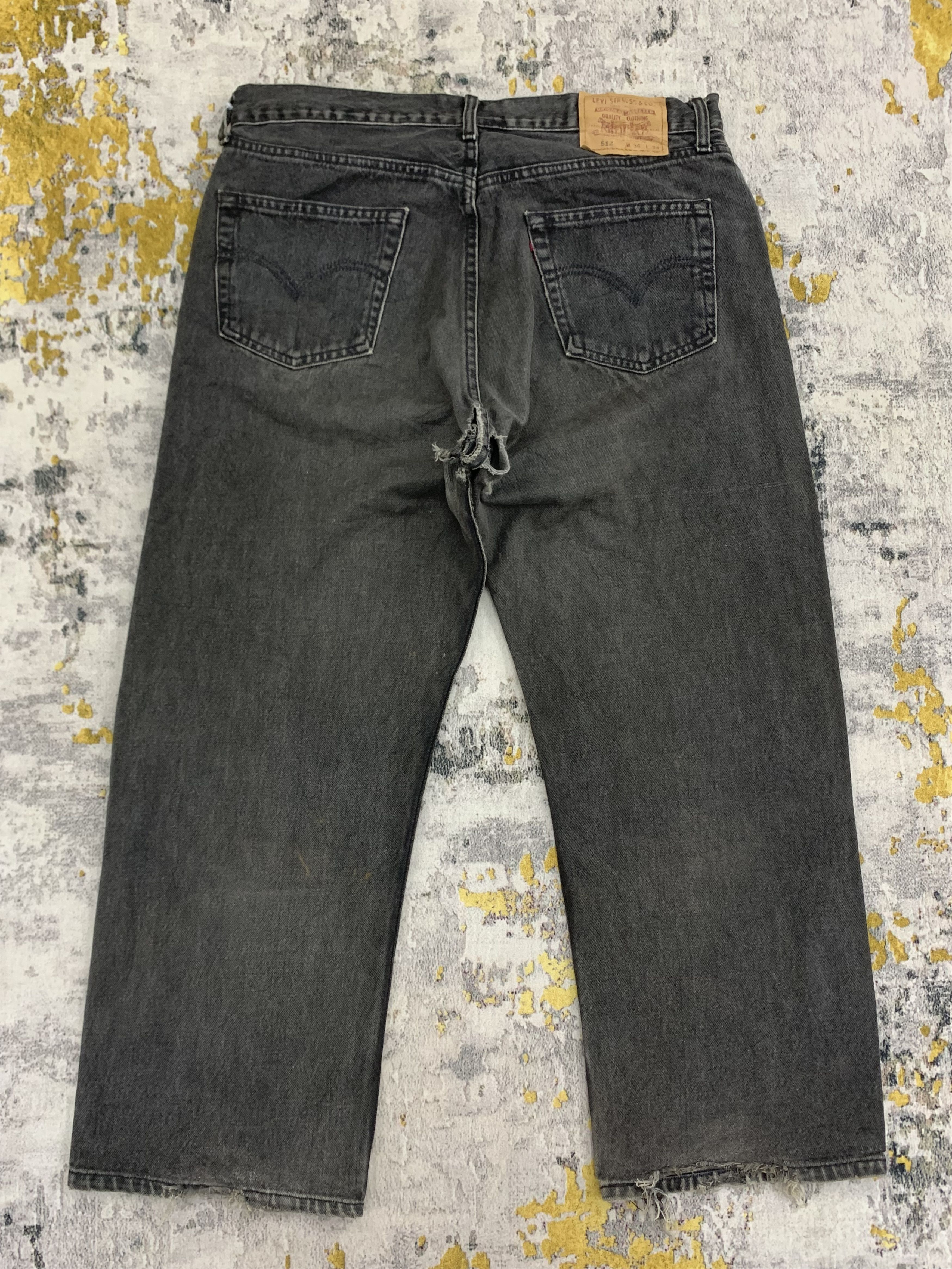 Levi's Vintage Levi's 512 Denim 33x26 Ripped Size US 33 - 4 Thumbnail