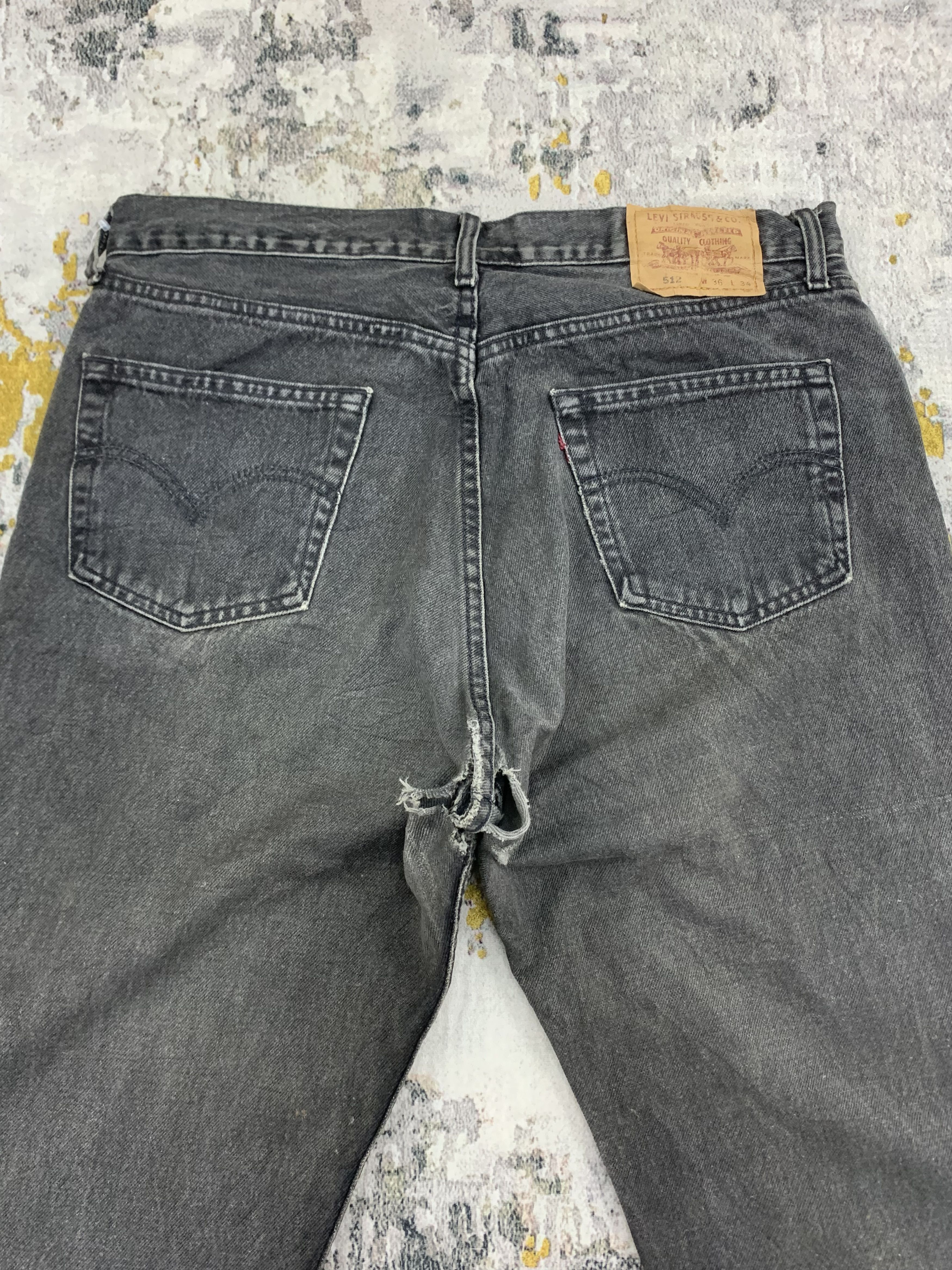 Levi's Vintage Levi's 512 Denim 33x26 Ripped Size US 33 - 5 Thumbnail