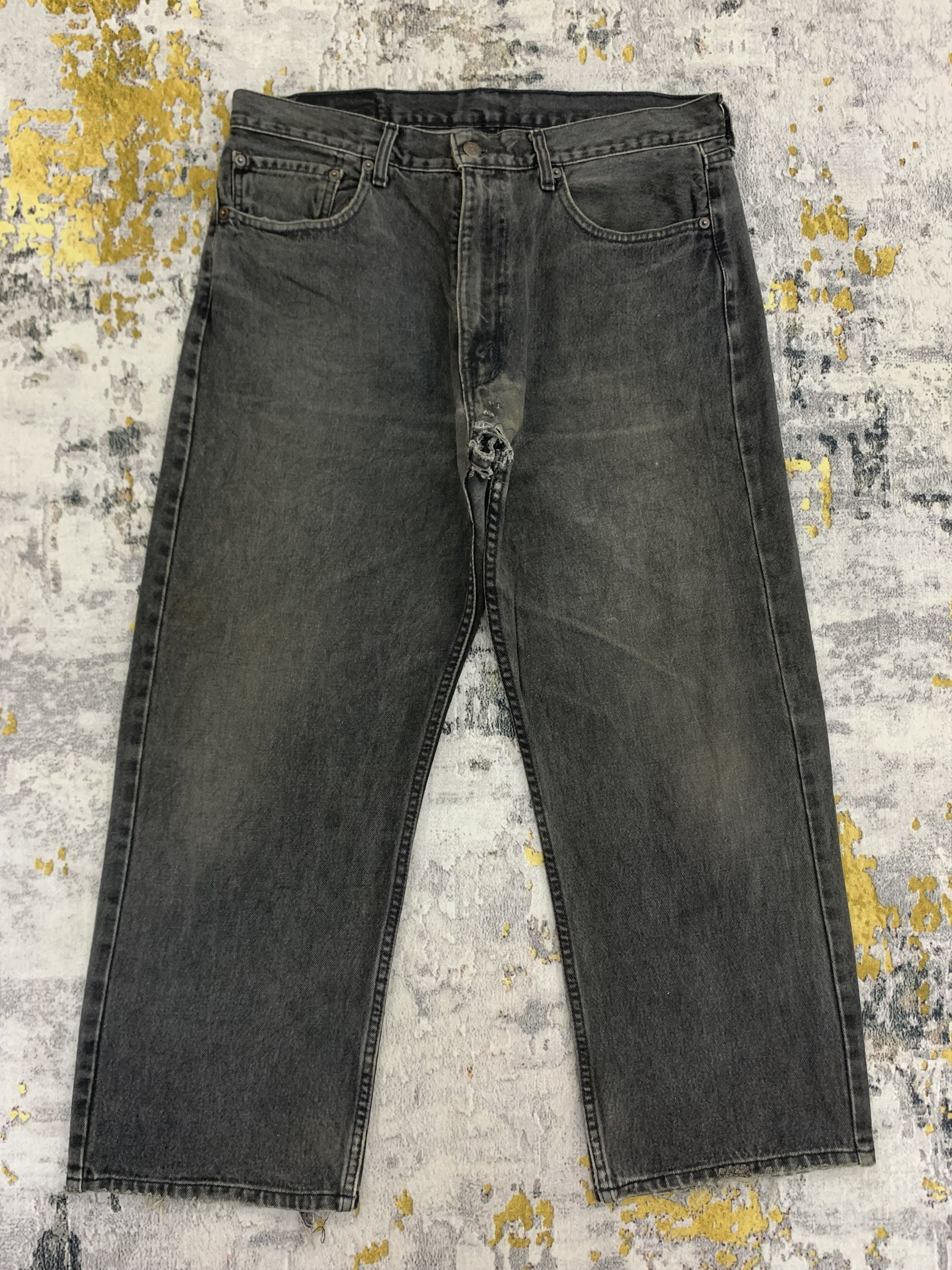 Levi's Vintage Levi's 512 Denim 33x26 Ripped Size US 33 - 1 Thumbnail