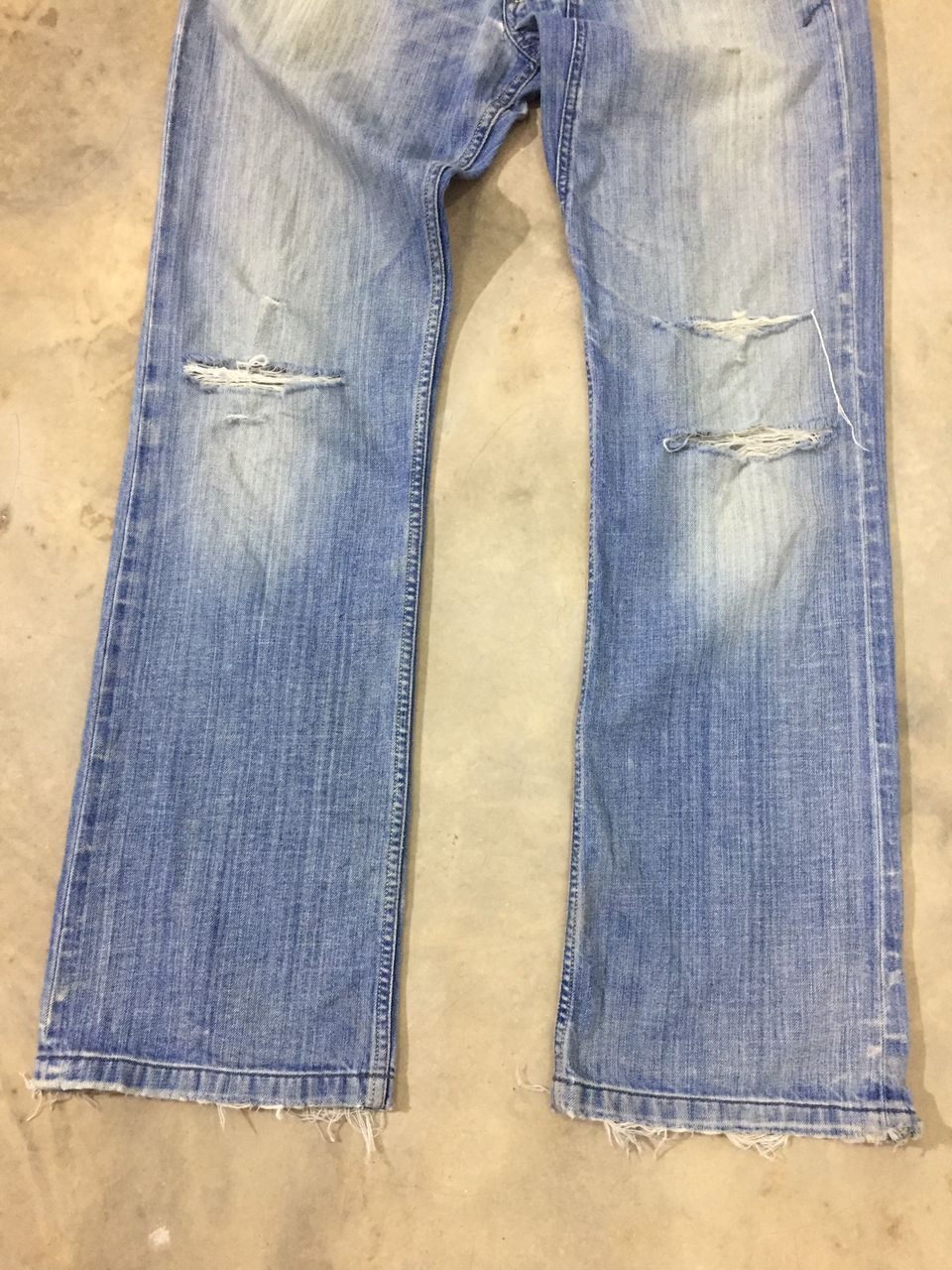 Diesel Diesel Lemmen 008EW Italy Distressed Jeans W33 L42.5 Size US 33 - 4 Thumbnail