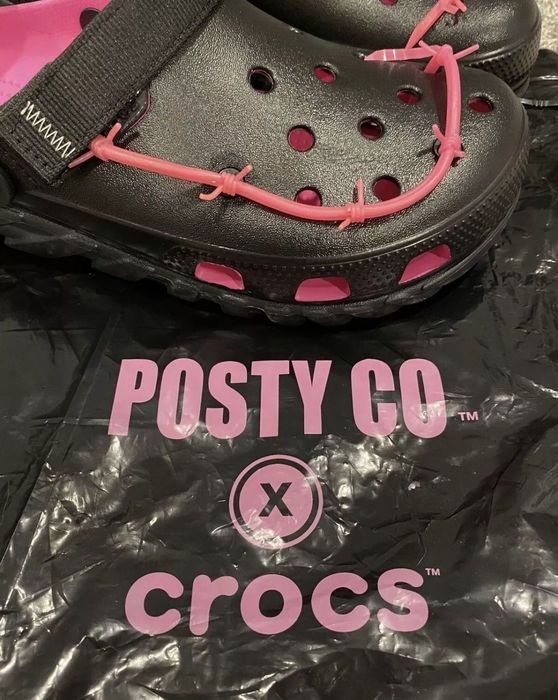 Post malone best sale crocs grailed