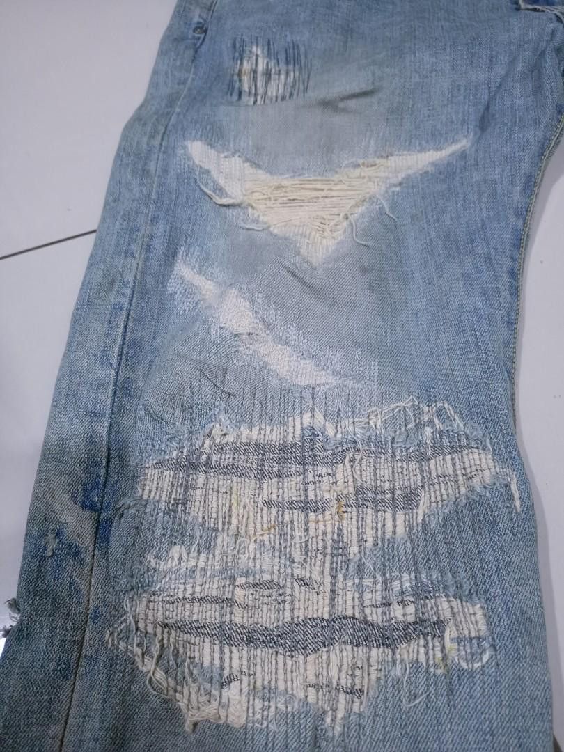 Designer × Japanese Brand Japanese brand Hosu reconstruction seldvedge denim Size US 36 / EU 52 - 4 Thumbnail