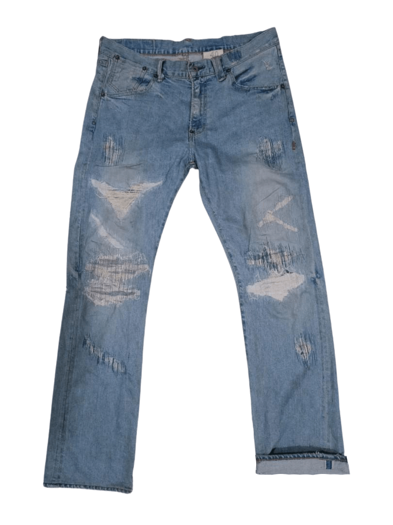Designer × Japanese Brand Japanese brand Hosu reconstruction seldvedge denim Size US 36 / EU 52 - 1 Thumbnail