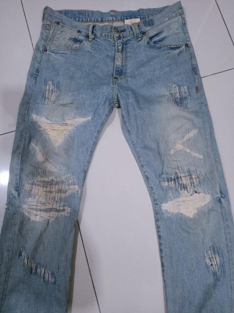 Designer × Japanese Brand Japanese brand Hosu reconstruction seldvedge denim Size US 36 / EU 52 - 2 Thumbnail