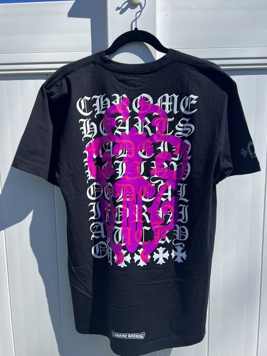 Chrome Hearts Chrome Hearts Eye Chart Pink Dagger Tee | Grailed