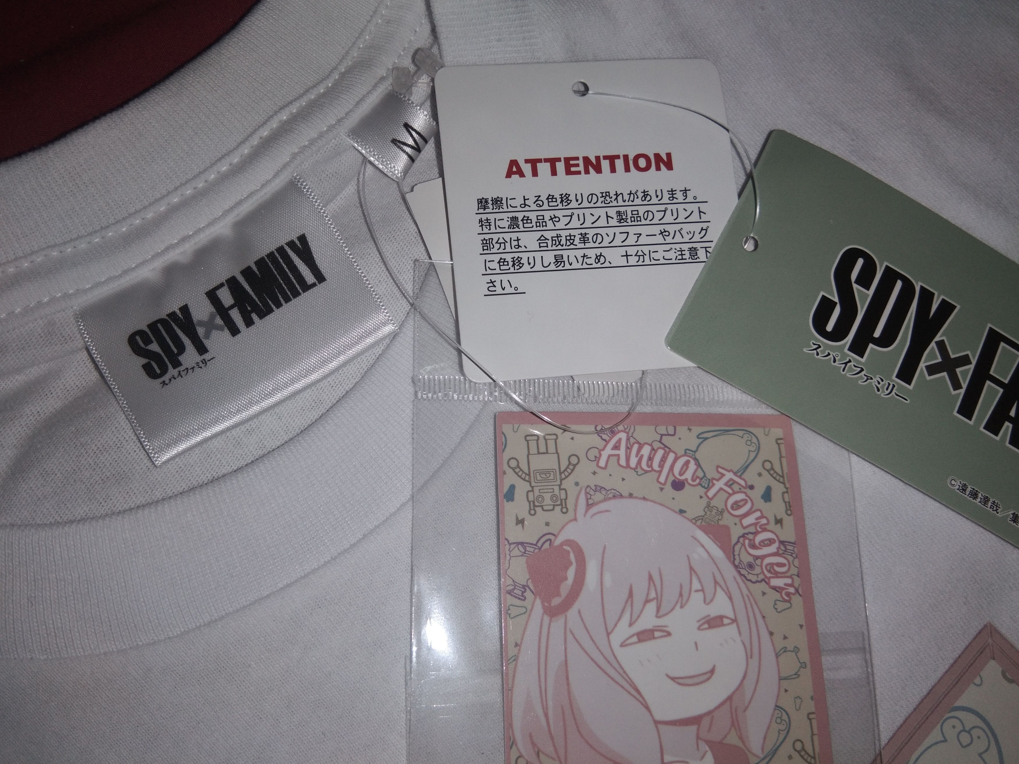 Japanese Brand NEW Spy x Family Anya Forger tshirt anime Size US M / EU 48-50 / 2 - 4 Thumbnail
