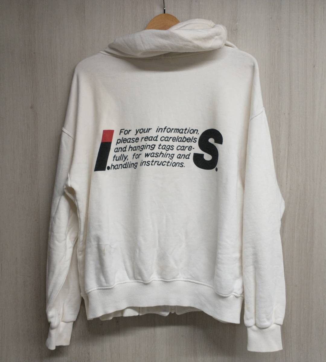 Issey Miyake I.S. Care Instructions Hoodie Size US M / EU 48-50 / 2 - 1 Thumbnail