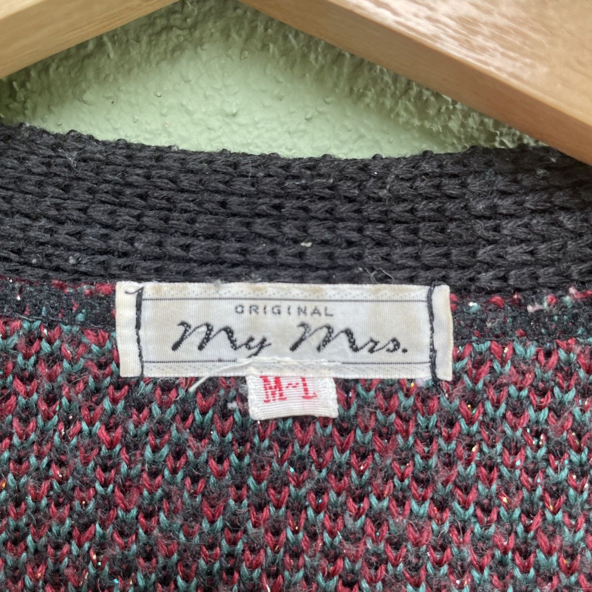 Aran Isles Knitwear Vintage My Mus Checkred Sleeveless Knitwear Cardigan Size US M / EU 48-50 / 2 - 5 Thumbnail