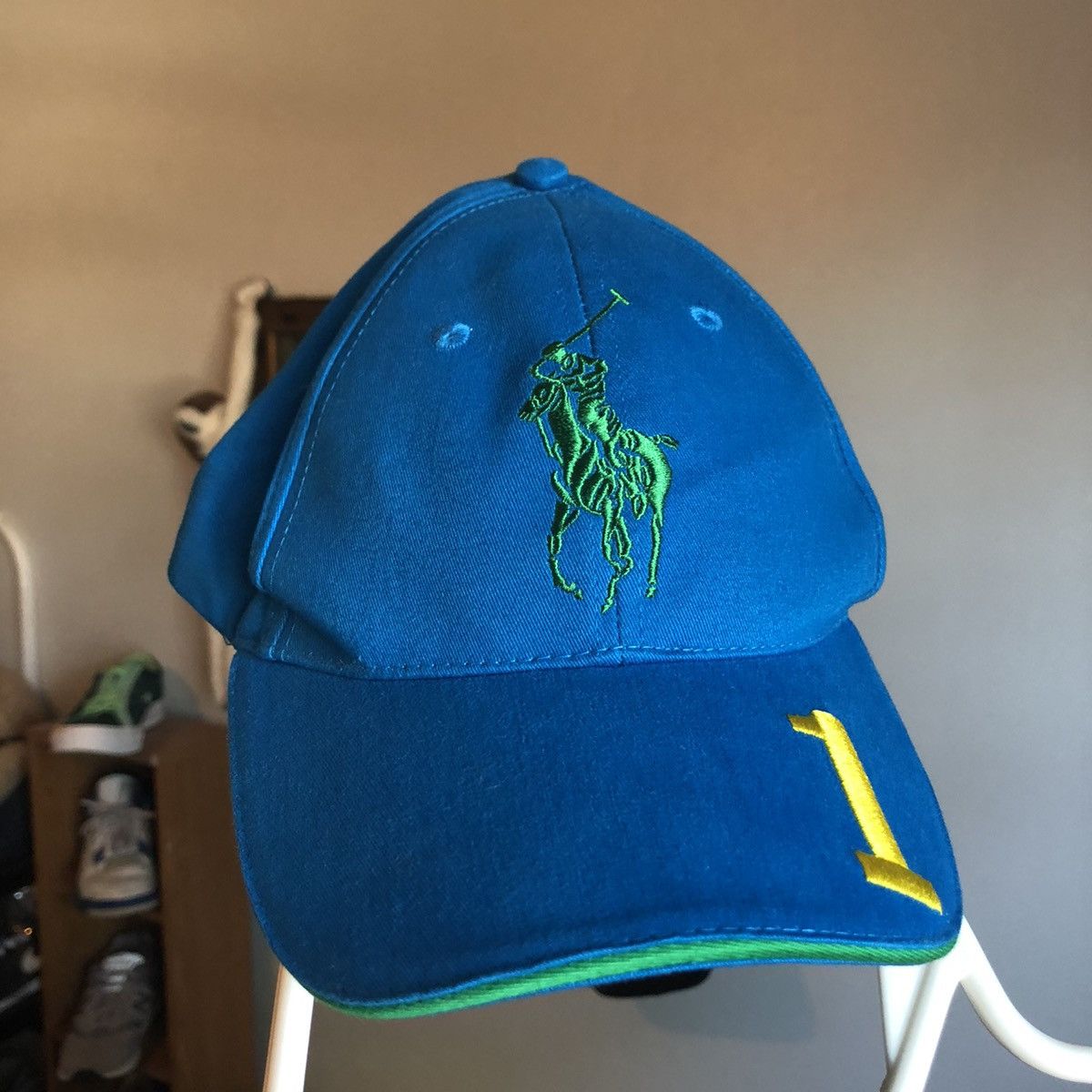 Polo Ralph Lauren Vintage Polo Ralph Lauren Fragrance Embroidered Logo Cap Hat Size ONE SIZE - 1 Thumbnail