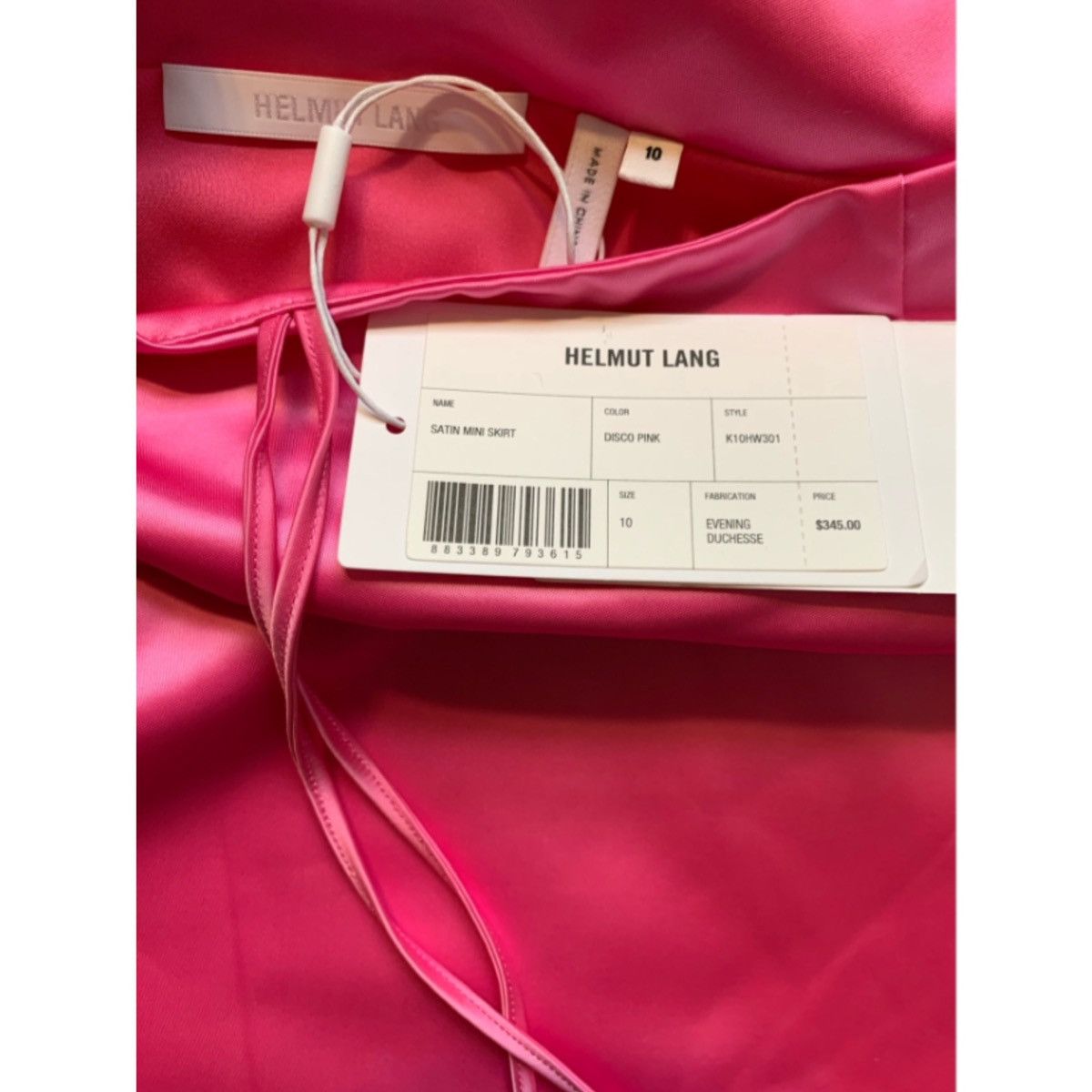 Helmut Lang HELMUT LANG SATIN SKIRT Size 32" / US 10 / IT 46 - 6 Thumbnail