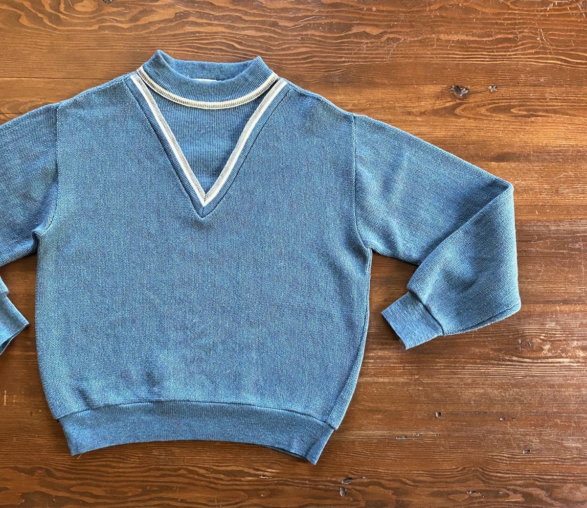 Retrofit Vintage 50’s/60’s Rinardo Zefkrome Mod Style Knit Sweater Size US M / EU 48-50 / 2 - 1 Thumbnail