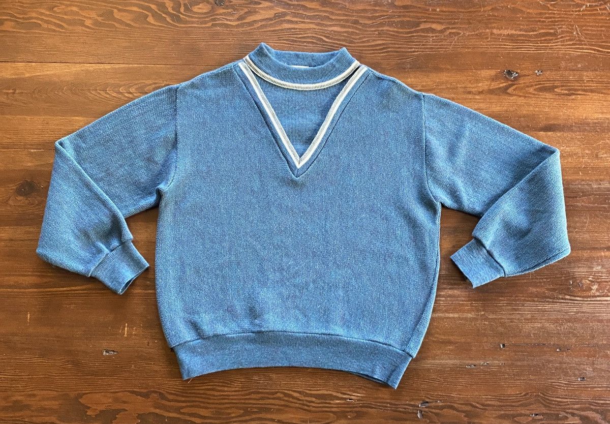 Retrofit Vintage 50’s/60’s Rinardo Zefkrome Mod Style Knit Sweater Size US M / EU 48-50 / 2 - 2 Thumbnail