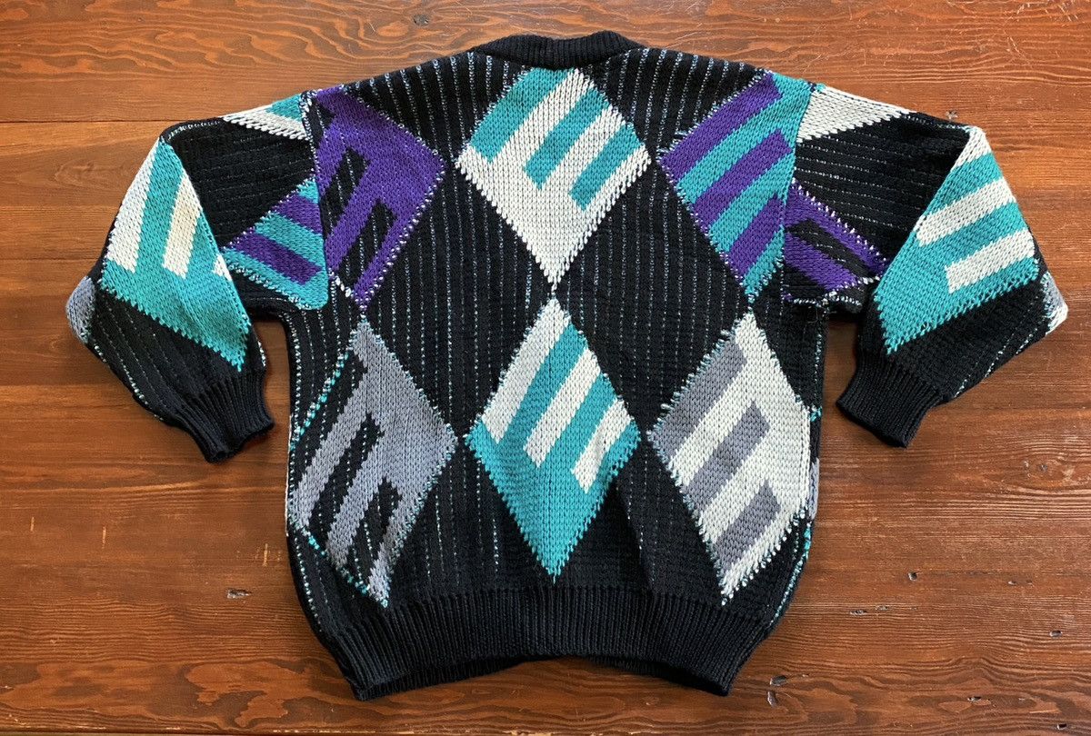 Coogi Vintage 90’s Coogi Oversized Wool Knit Cardigan Sweater Size US L / EU 52-54 / 3 - 11 Thumbnail