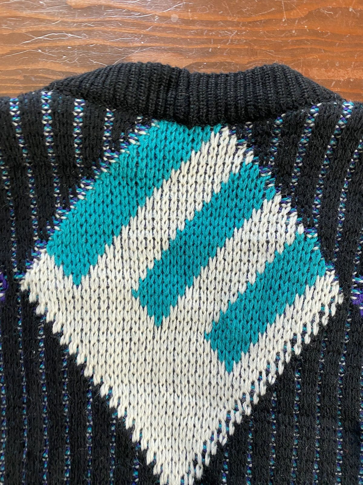 Coogi Vintage 90’s Coogi Oversized Wool Knit Cardigan Sweater Size US L / EU 52-54 / 3 - 14 Thumbnail