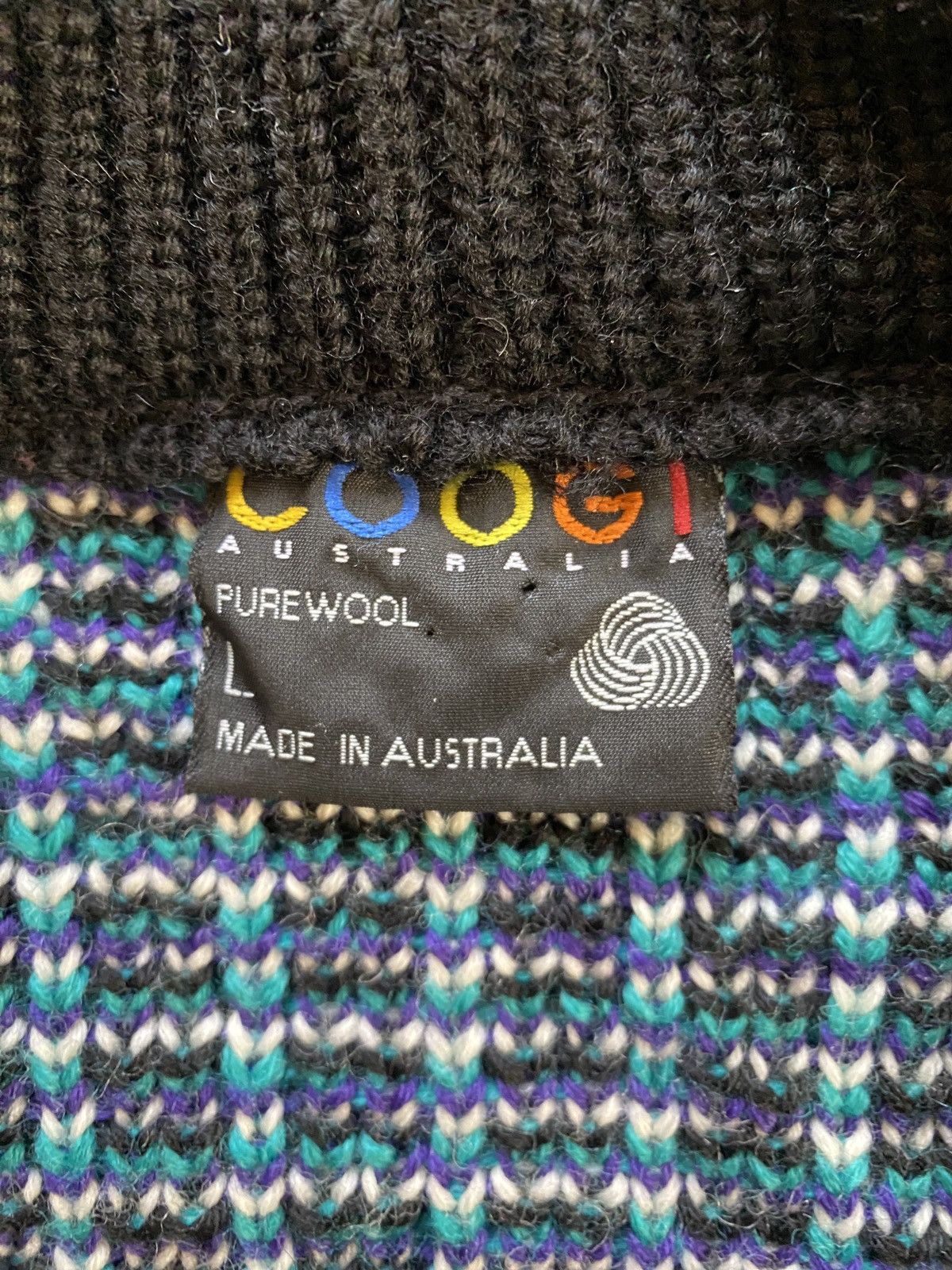Coogi Vintage 90’s Coogi Oversized Wool Knit Cardigan Sweater Size US L / EU 52-54 / 3 - 3 Thumbnail