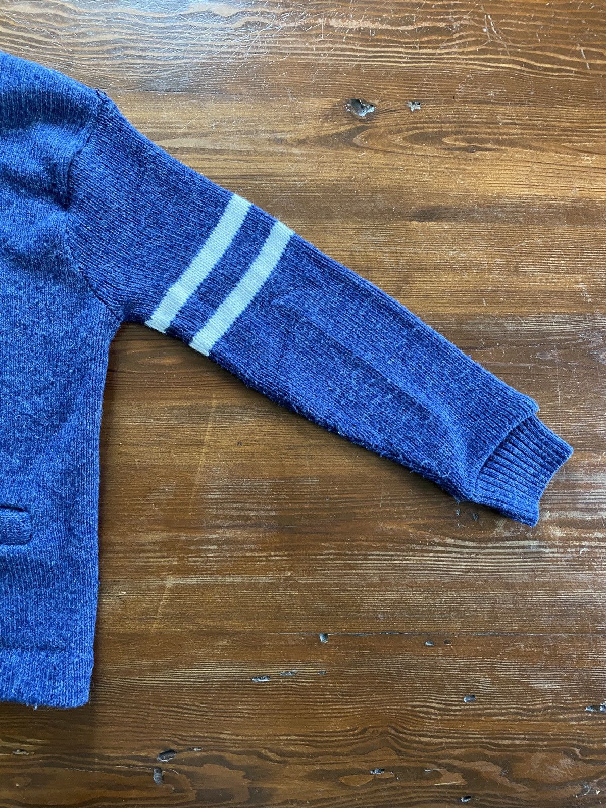 Retrofit Vintage 50’s/60’s Blue Knit Cardigan Sweater Size US M / EU 48-50 / 2 - 9 Thumbnail