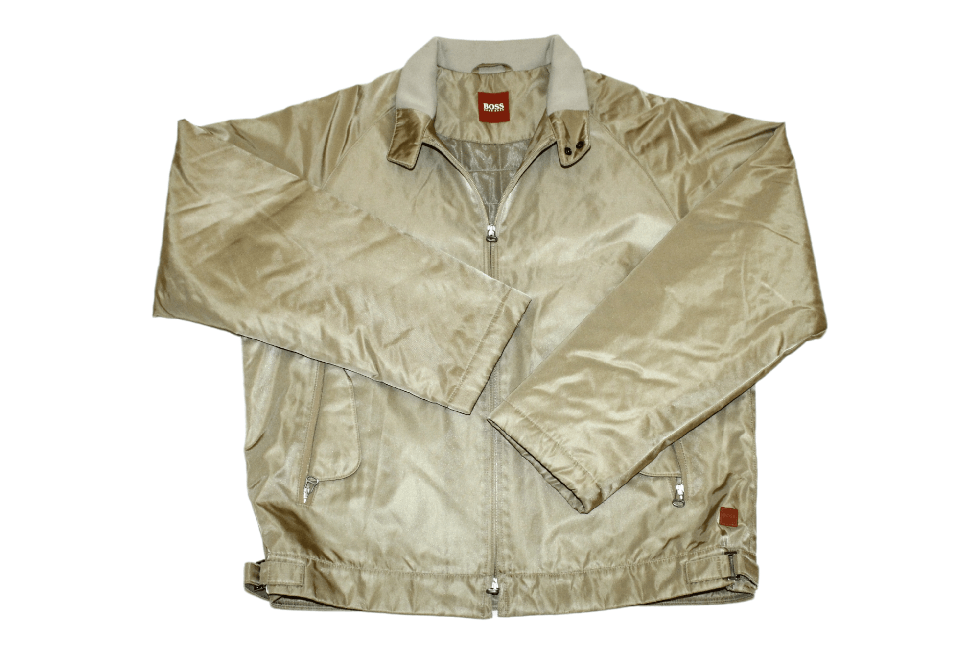 Hugo Boss VTG💥 Hugo Boss Oliver Quilted Lining Nylon Flyers Jckt Size US L / EU 52-54 / 3 - 1 Thumbnail