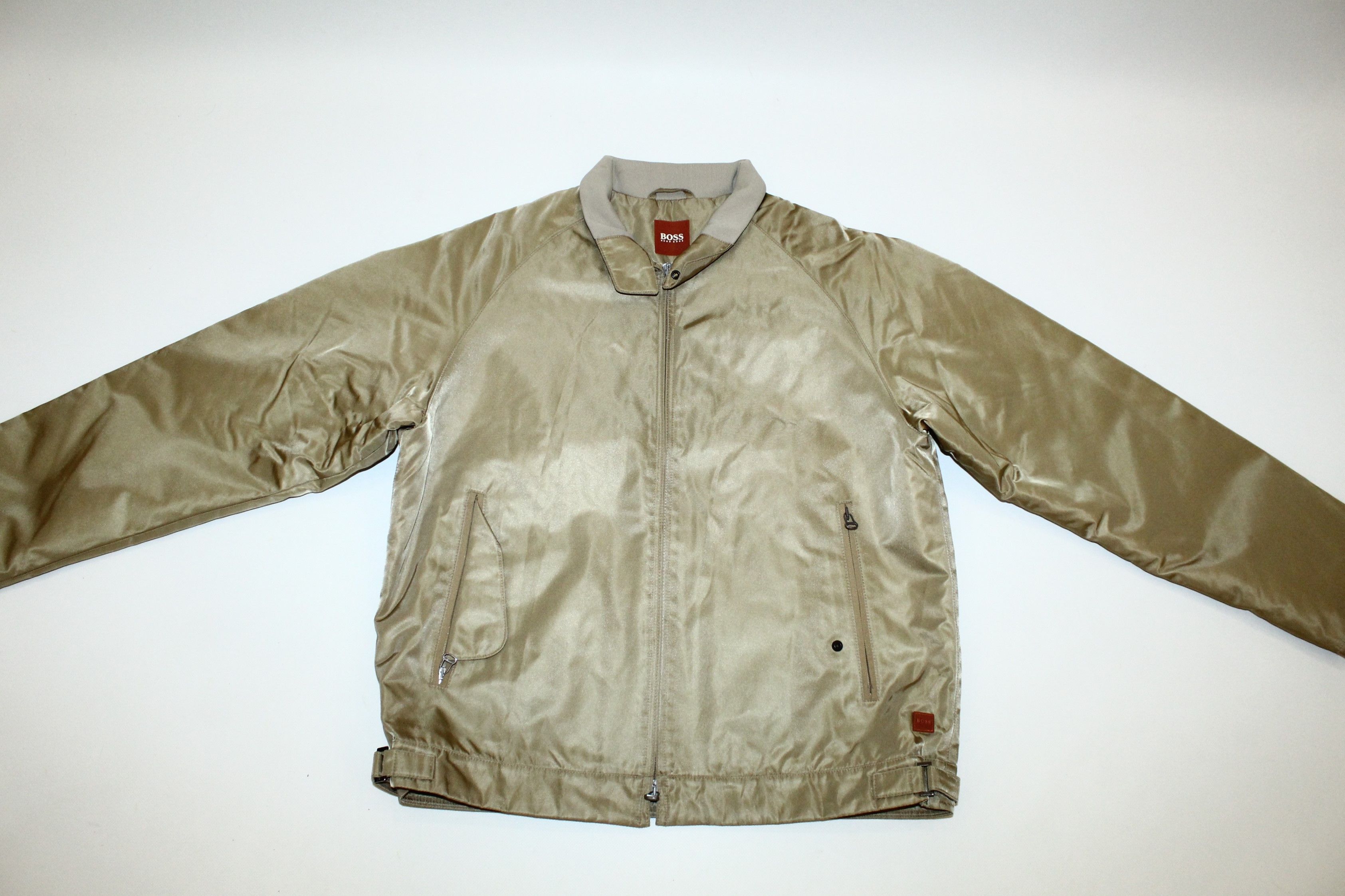 Hugo Boss VTG💥 Hugo Boss Oliver Quilted Lining Nylon Flyers Jckt Size US L / EU 52-54 / 3 - 2 Thumbnail