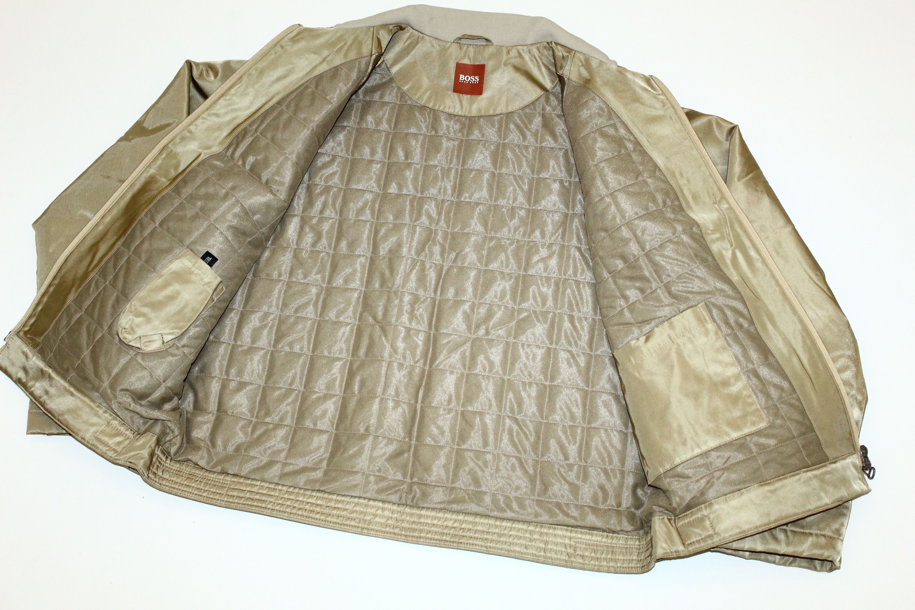 Hugo Boss VTG💥 Hugo Boss Oliver Quilted Lining Nylon Flyers Jckt Size US L / EU 52-54 / 3 - 5 Thumbnail