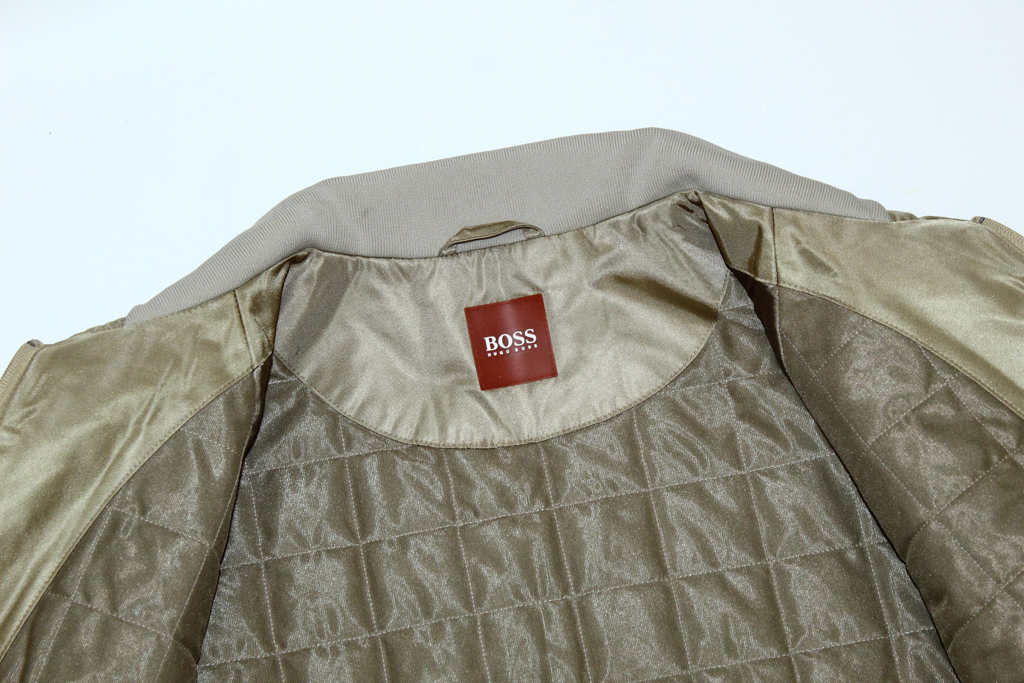 Hugo Boss VTG💥 Hugo Boss Oliver Quilted Lining Nylon Flyers Jckt Size US L / EU 52-54 / 3 - 6 Thumbnail