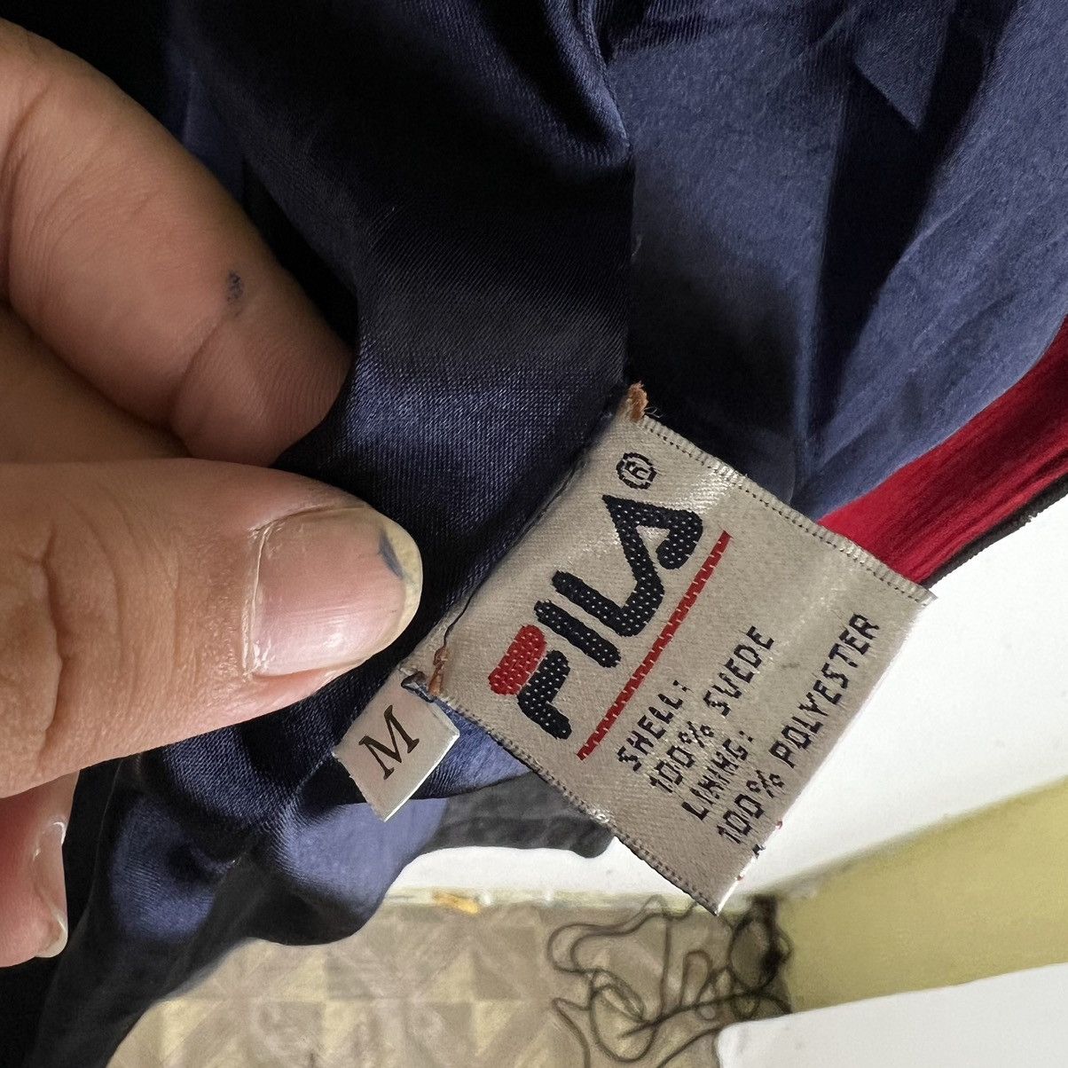 Fila VINTAGE SUEDE LEATHER JACKET FILA BIG LOGO Size US M / EU 48-50 / 2 - 11 Thumbnail