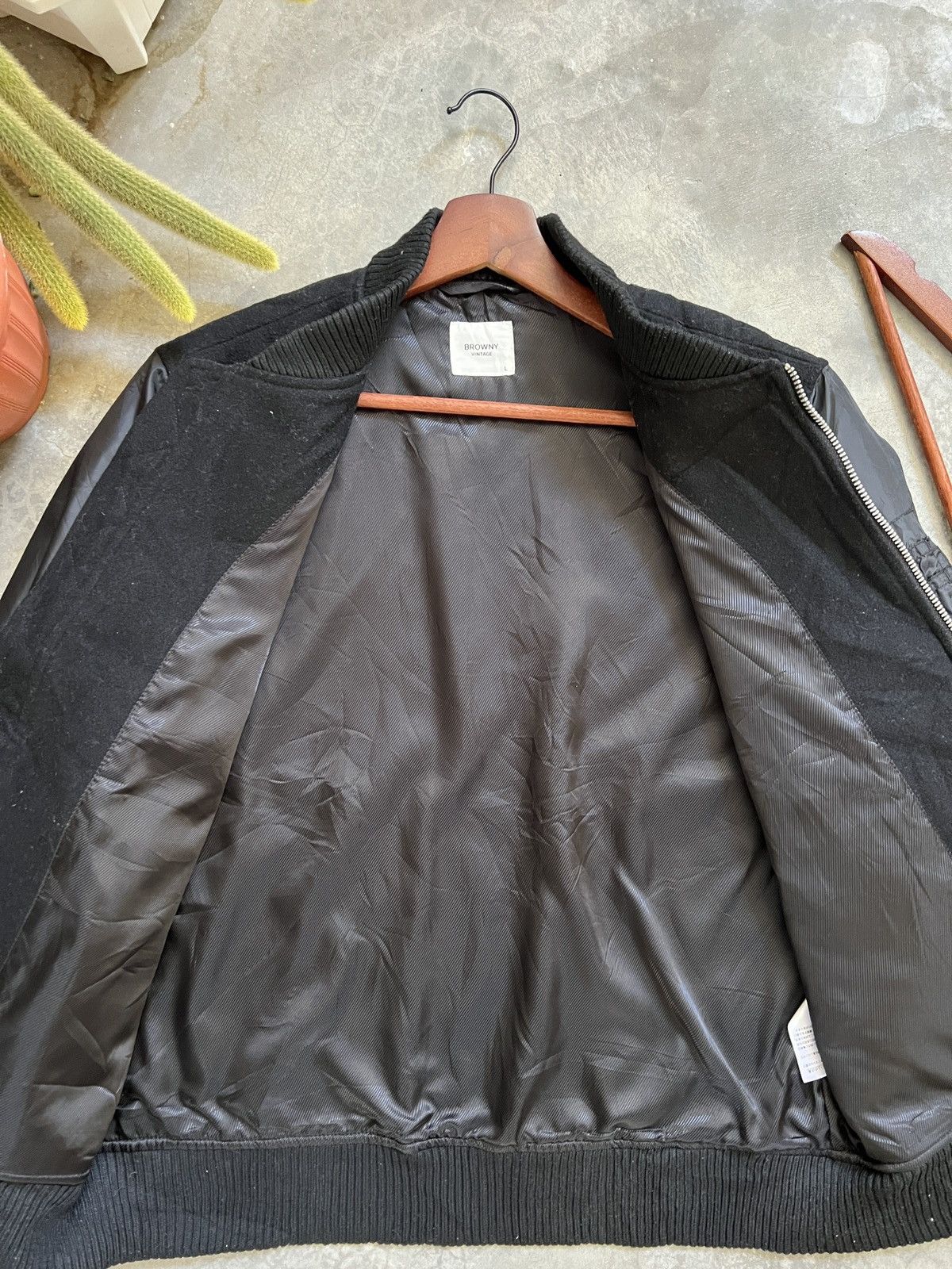 Japanese Brand × Vintage STEALS 🏴‍☠️ Browny Vintage Wool Bomber Jacket Size US L / EU 52-54 / 3 - 13 Thumbnail