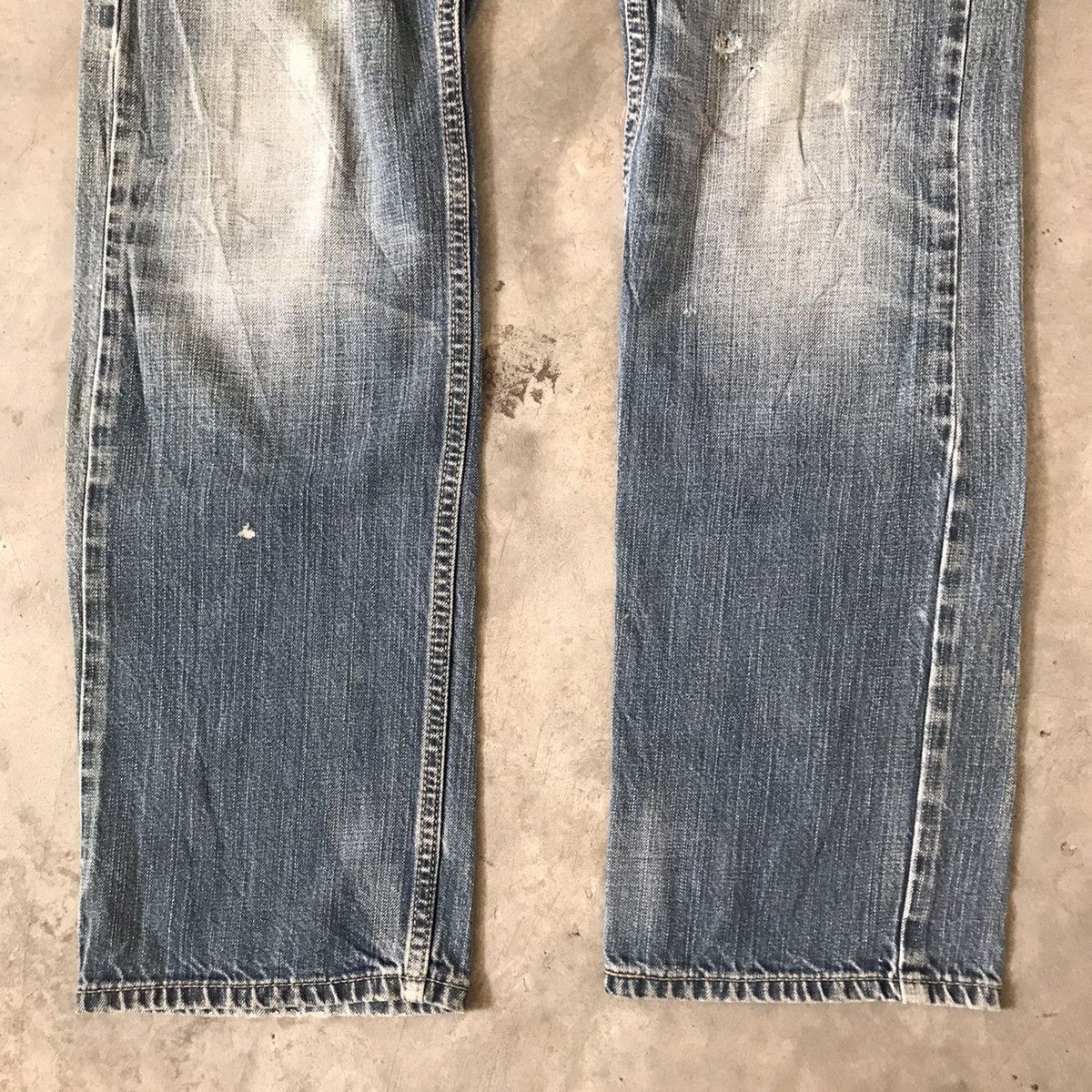 Levi's × Vintage Steal⚡️Vintage 90s Levis Straight Fit Acid Wash Jeans Size US 31 - 3 Thumbnail