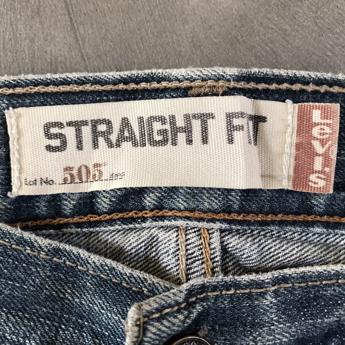 Levi's × Vintage Steal⚡️Vintage 90s Levis Straight Fit Acid Wash Jeans Size US 31 - 10 Thumbnail