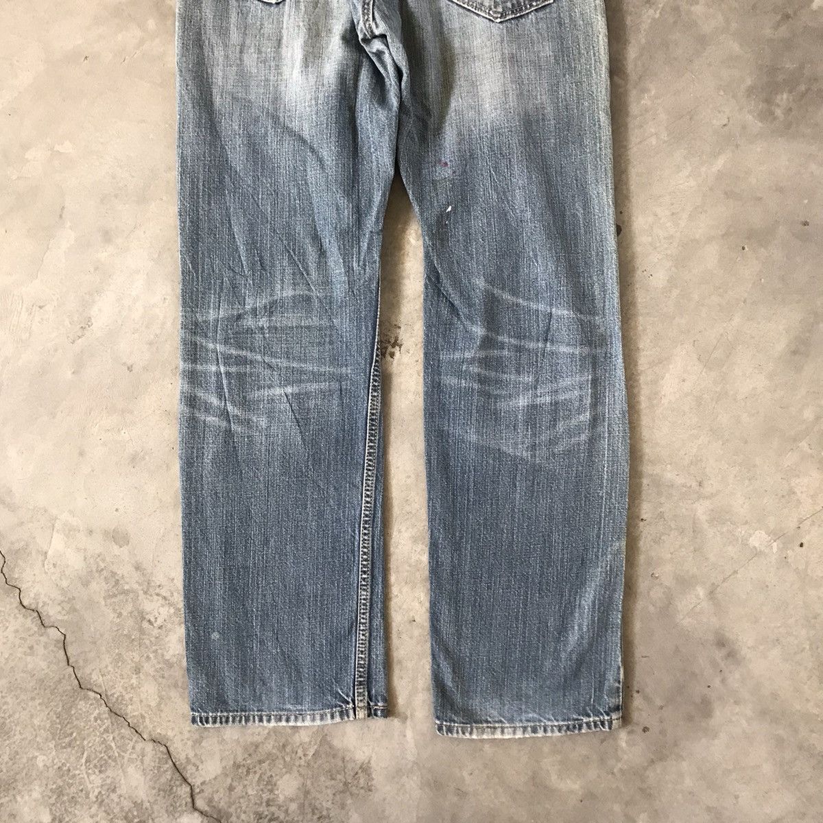 Levi's × Vintage Steal⚡️Vintage 90s Levis Straight Fit Acid Wash Jeans Size US 31 - 8 Thumbnail