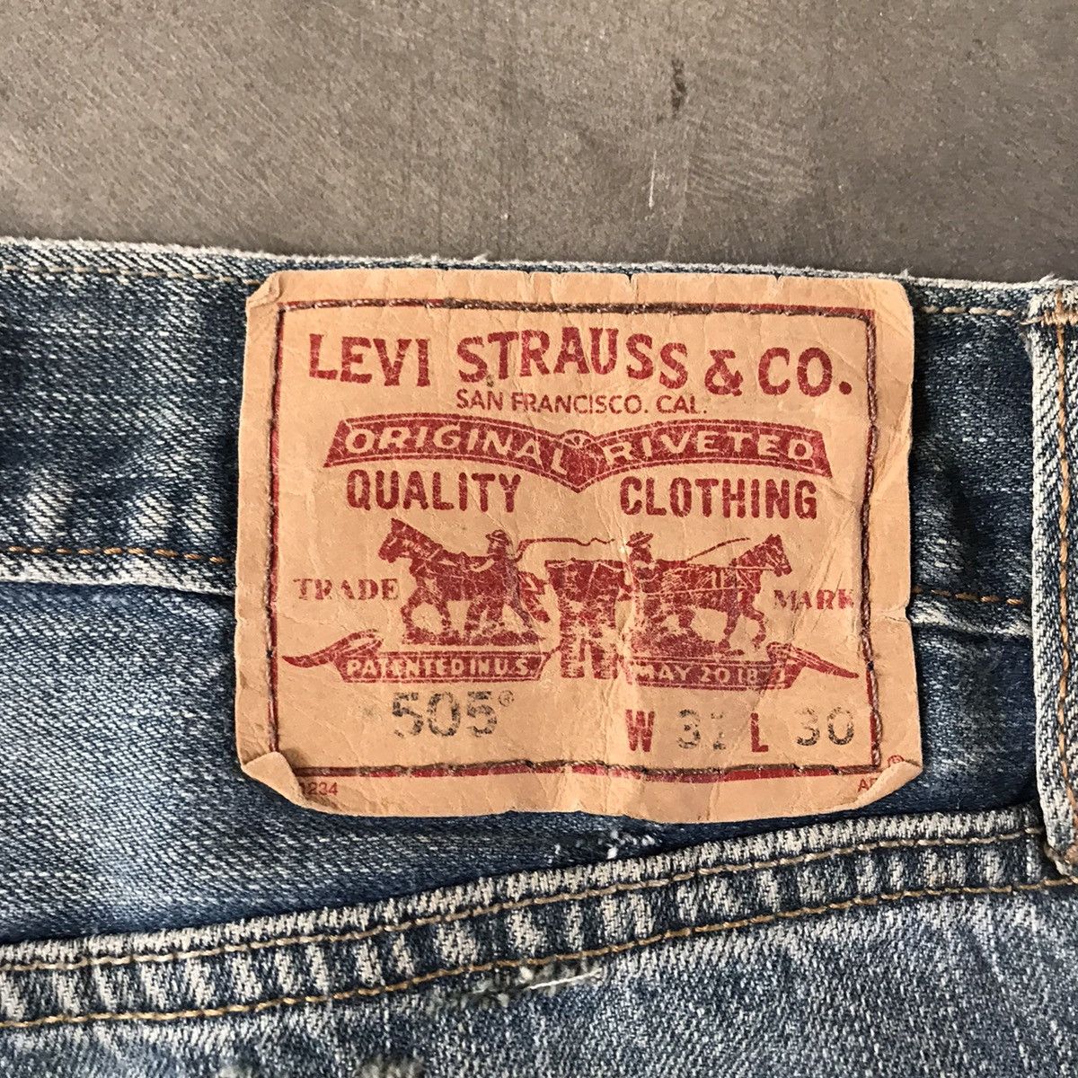 Levi's × Vintage Steal⚡️Vintage 90s Levis Straight Fit Acid Wash Jeans Size US 31 - 12 Thumbnail