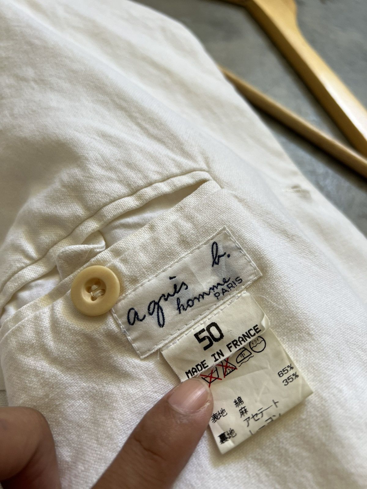 Designer × agnes b. STEALS 🏴‍☠️ Agnes.b Homme Paris Blazers Size 50S - 10 Thumbnail