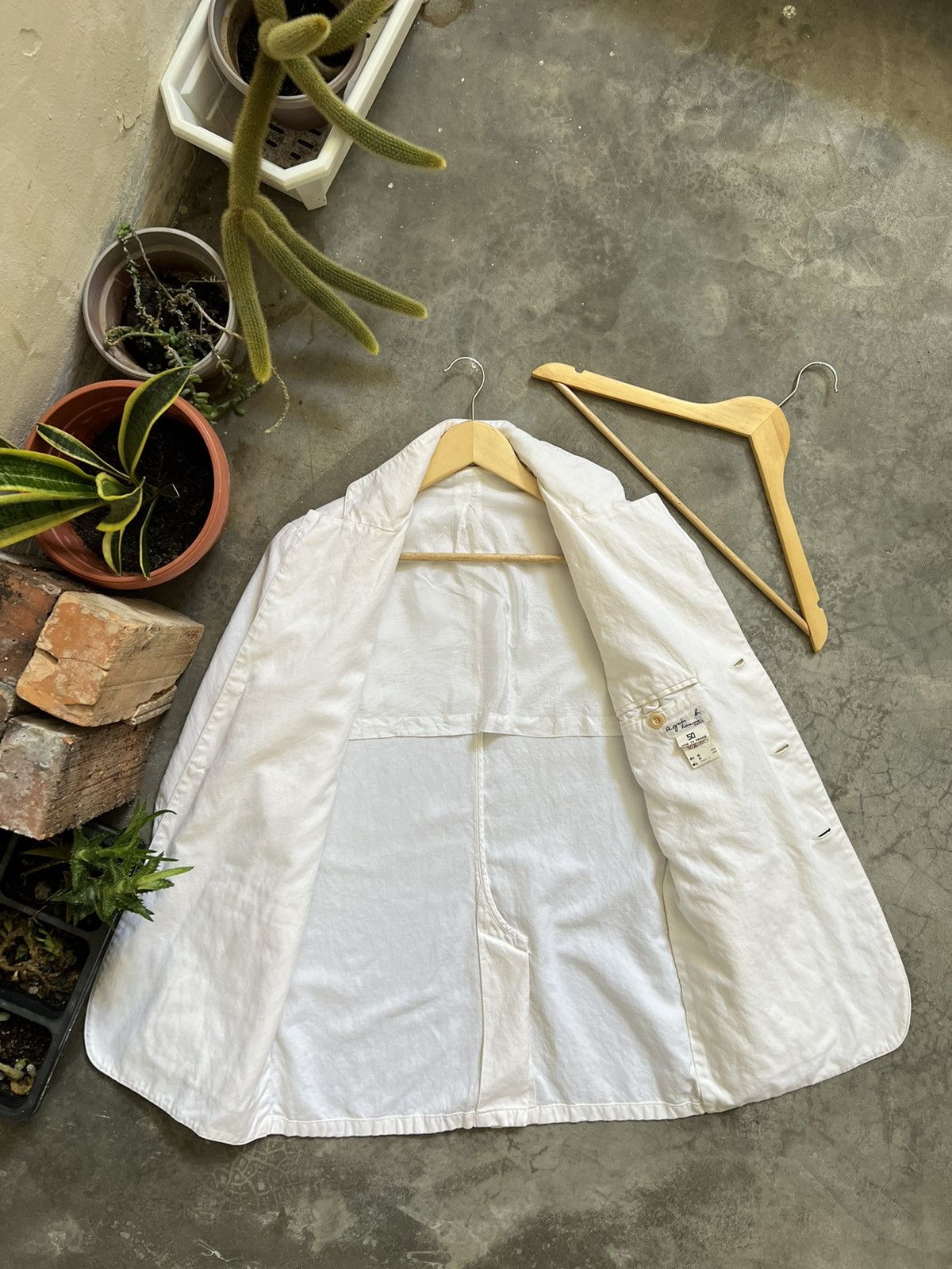 Designer × agnes b. STEALS 🏴‍☠️ Agnes.b Homme Paris Blazers Size 50S - 12 Thumbnail