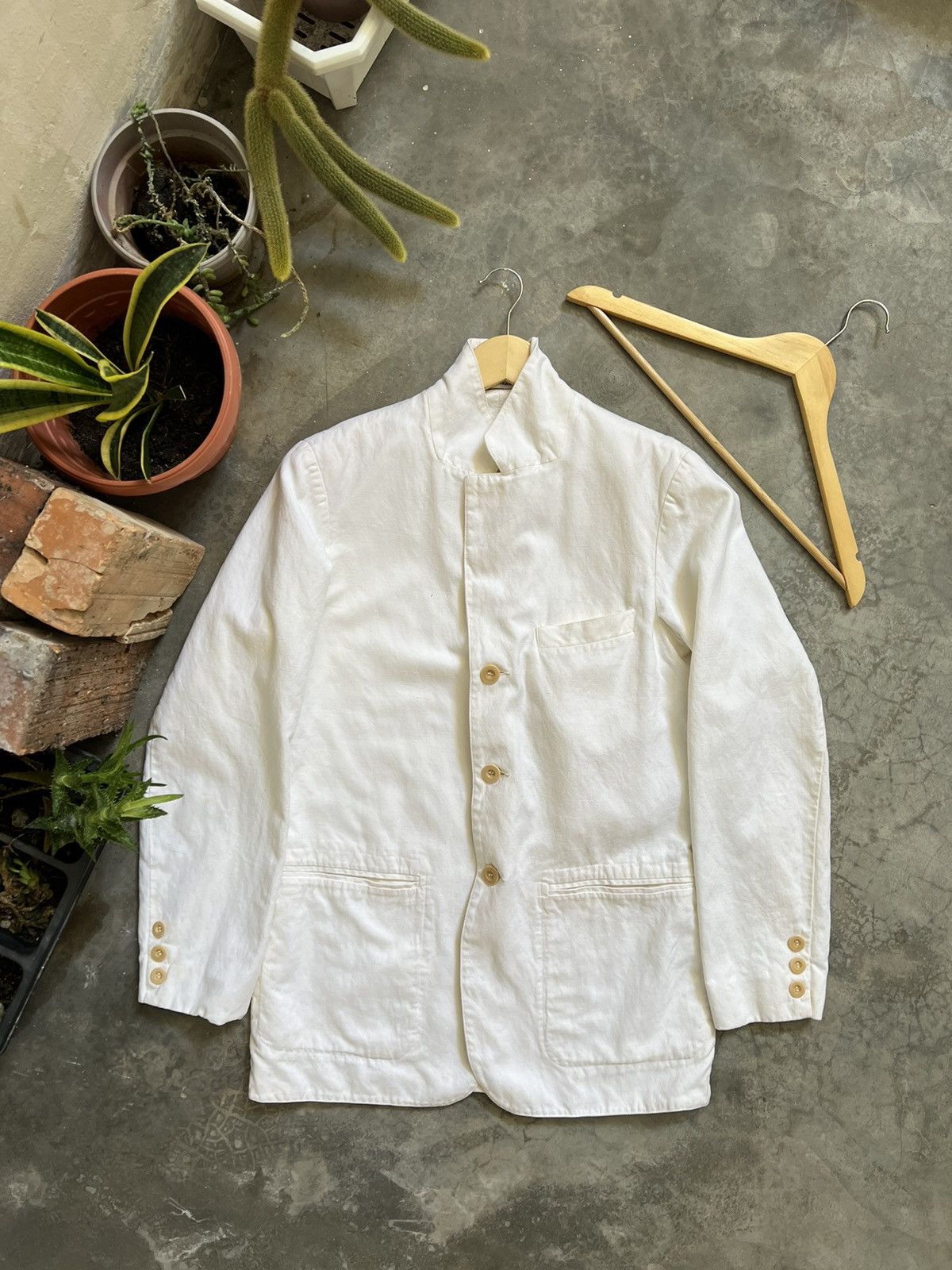 Designer × agnes b. STEALS 🏴‍☠️ Agnes.b Homme Paris Blazers Size 50S - 16 Thumbnail