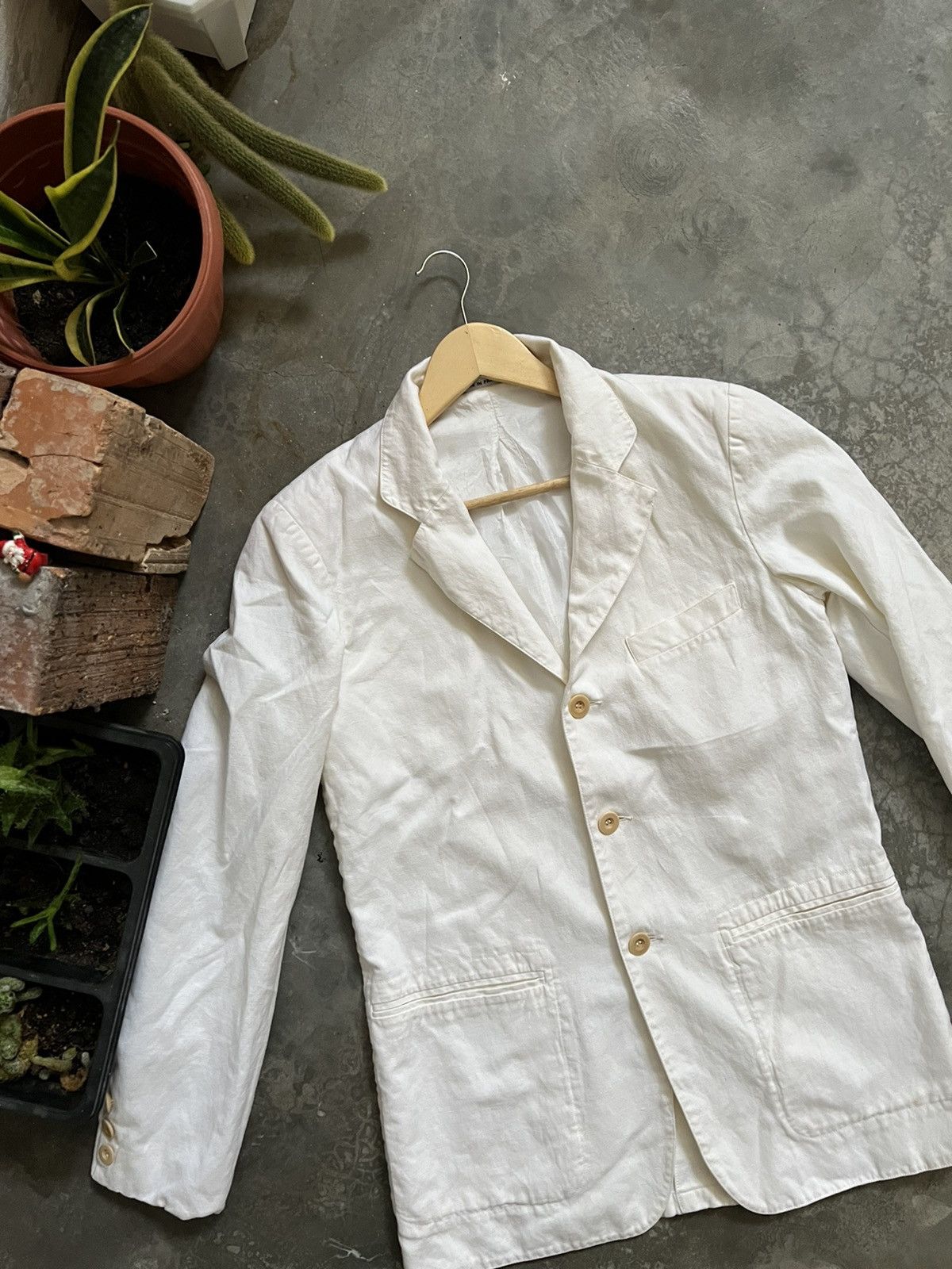 Designer × agnes b. STEALS 🏴‍☠️ Agnes.b Homme Paris Blazers Size 50S - 6 Thumbnail