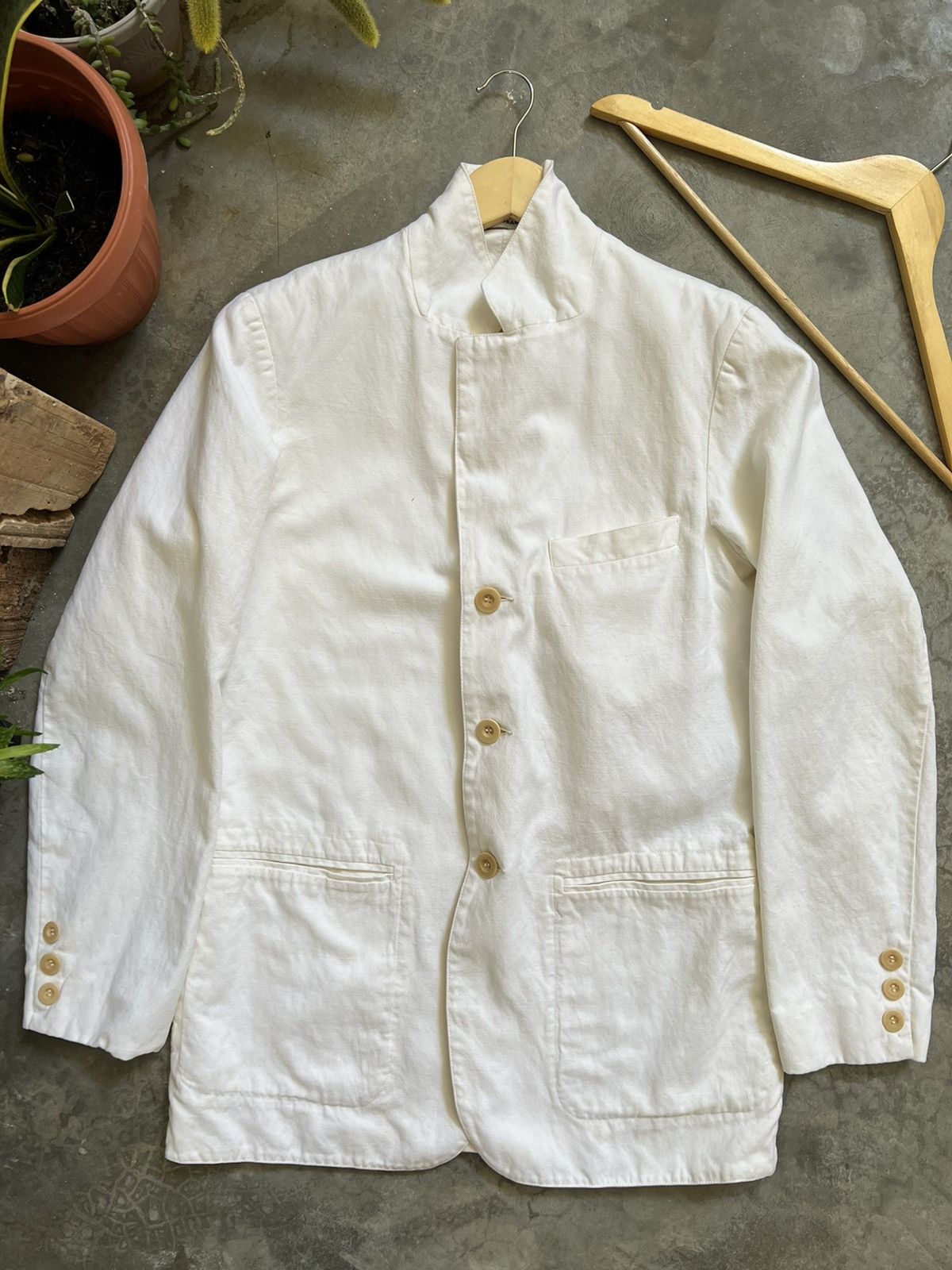 Designer × agnes b. STEALS 🏴‍☠️ Agnes.b Homme Paris Blazers Size 50S - 3 Thumbnail