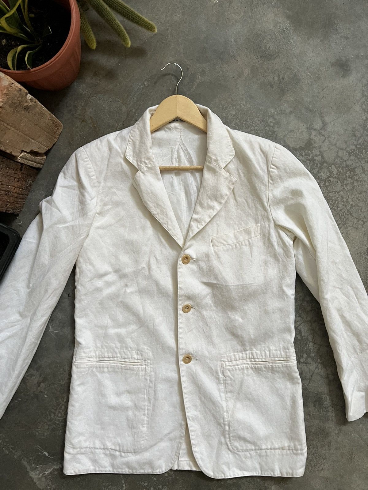 Designer × agnes b. STEALS 🏴‍☠️ Agnes.b Homme Paris Blazers Size 50S - 2 Thumbnail