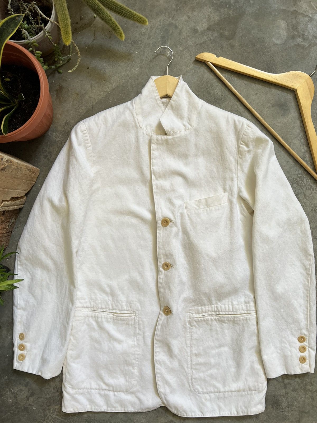 Designer × agnes b. STEALS 🏴‍☠️ Agnes.b Homme Paris Blazers Size 50S - 17 Thumbnail