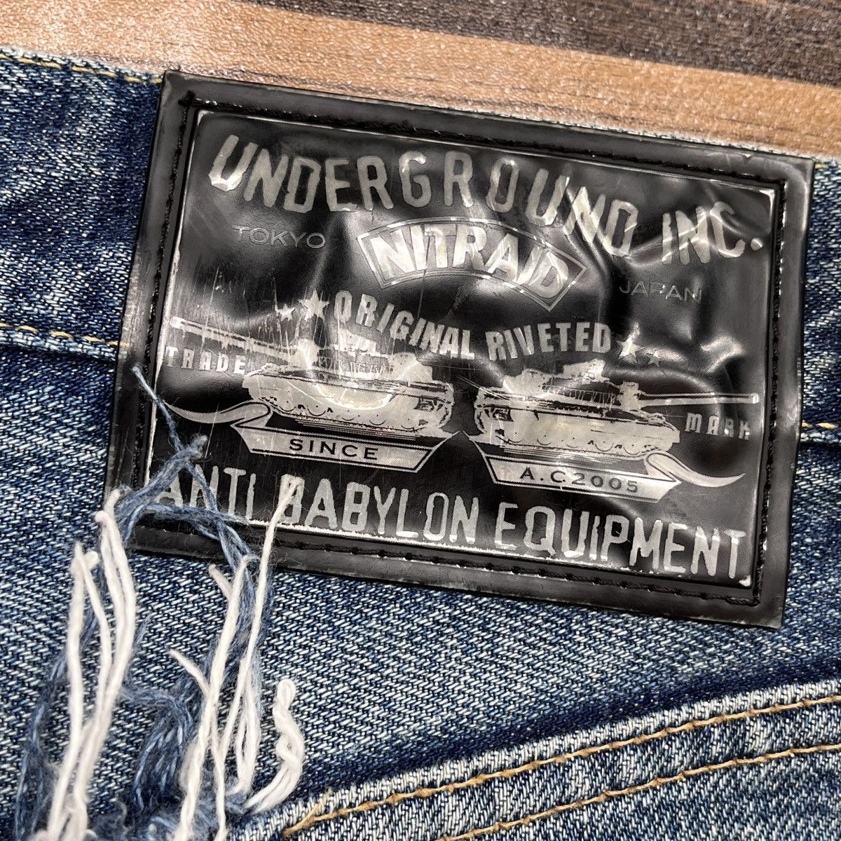 Other Underground Redline Selvedge Denim Jeans Japanese Brand Size US 34 / EU 50 - 13 Thumbnail