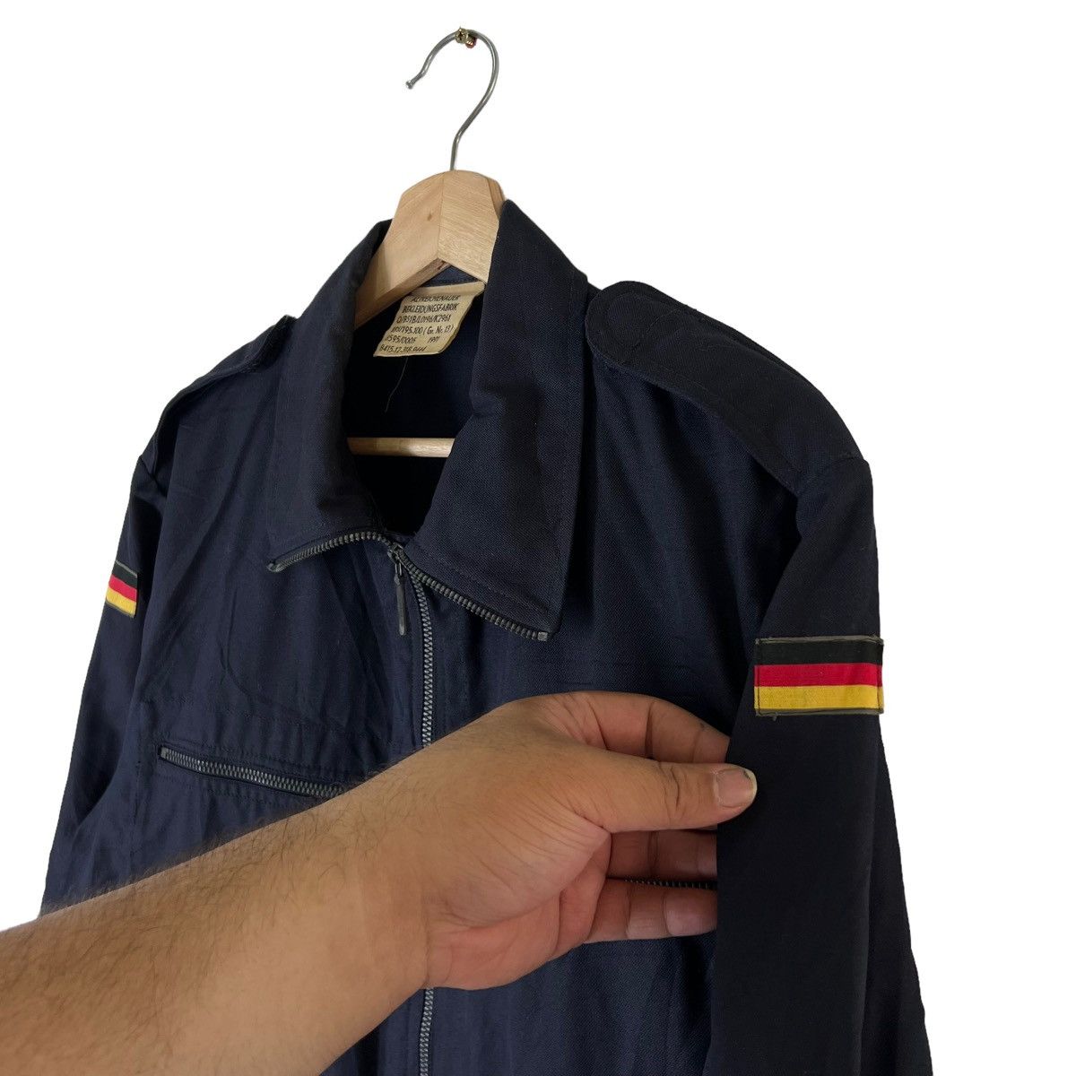 Vintage VINTAGE GERMANY ARMY JACKET ALTREIHENAUER BEKLEIDUNG ARMY Size US M / EU 48-50 / 2 - 6 Thumbnail