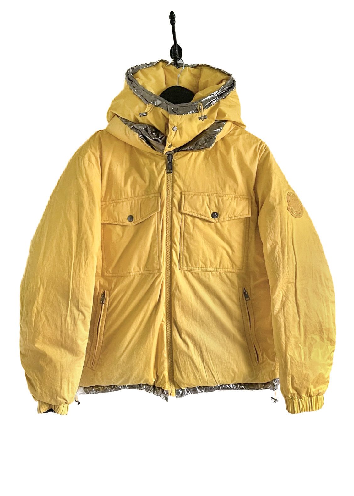 Moncler Genius Moncler Genius 1952 Prele Metallic Yellow Reversible Coat Size US L / EU 52-54 / 3 - 8 Thumbnail