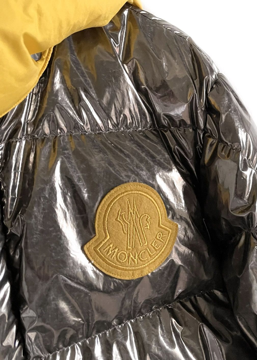Moncler Genius Moncler Genius 1952 Prele Metallic Yellow Reversible Coat Size US L / EU 52-54 / 3 - 2 Thumbnail