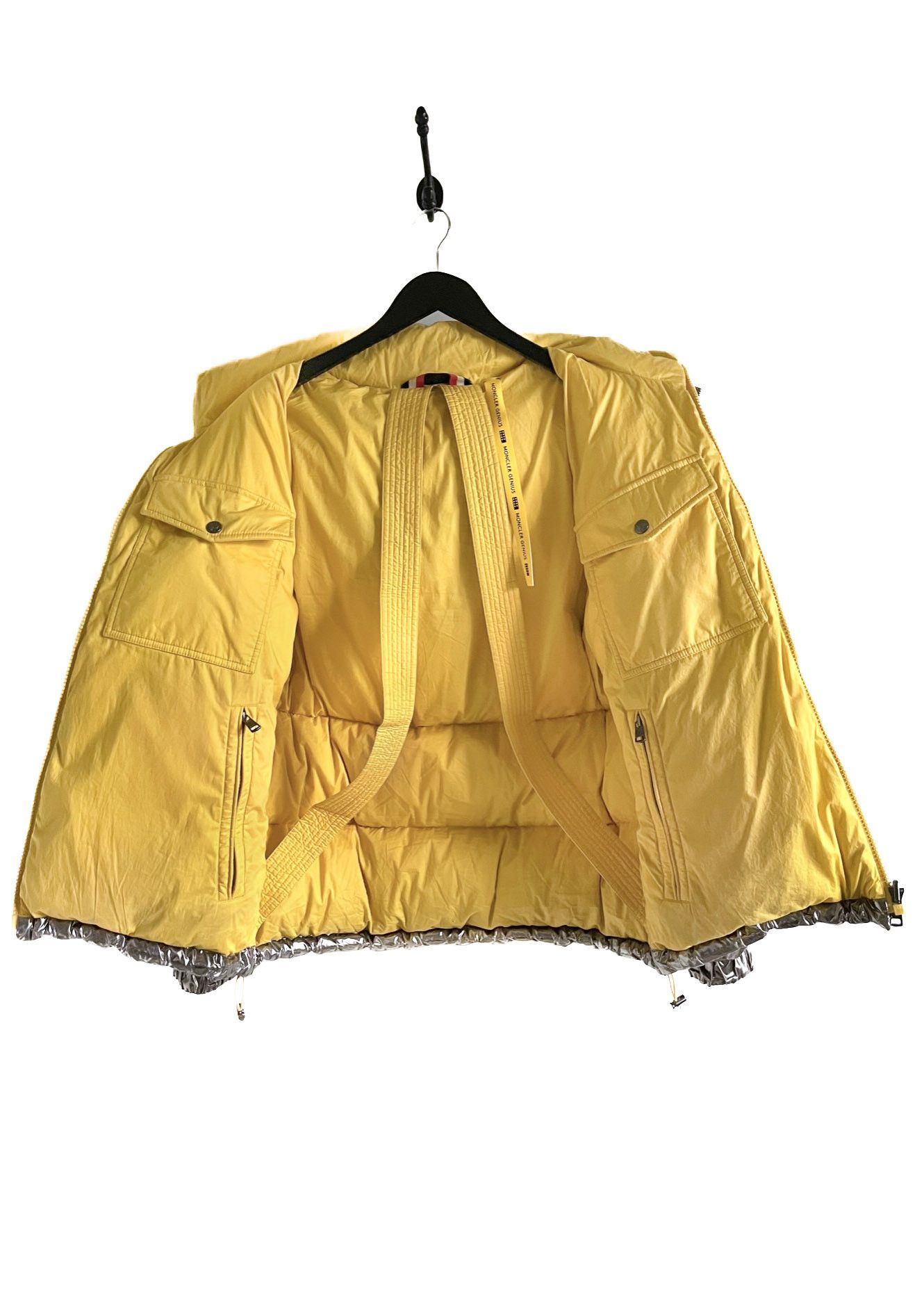 Moncler Genius Moncler Genius 1952 Prele Metallic Yellow Reversible Coat Size US L / EU 52-54 / 3 - 6 Thumbnail