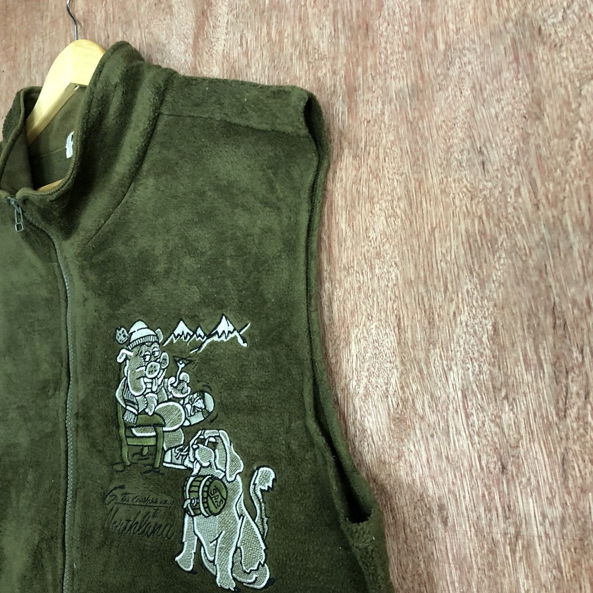 Japanese Brand DL Magixson Polo Club Green fleece Vests #c817 Size US XL / EU 56 / 4 - 4 Thumbnail